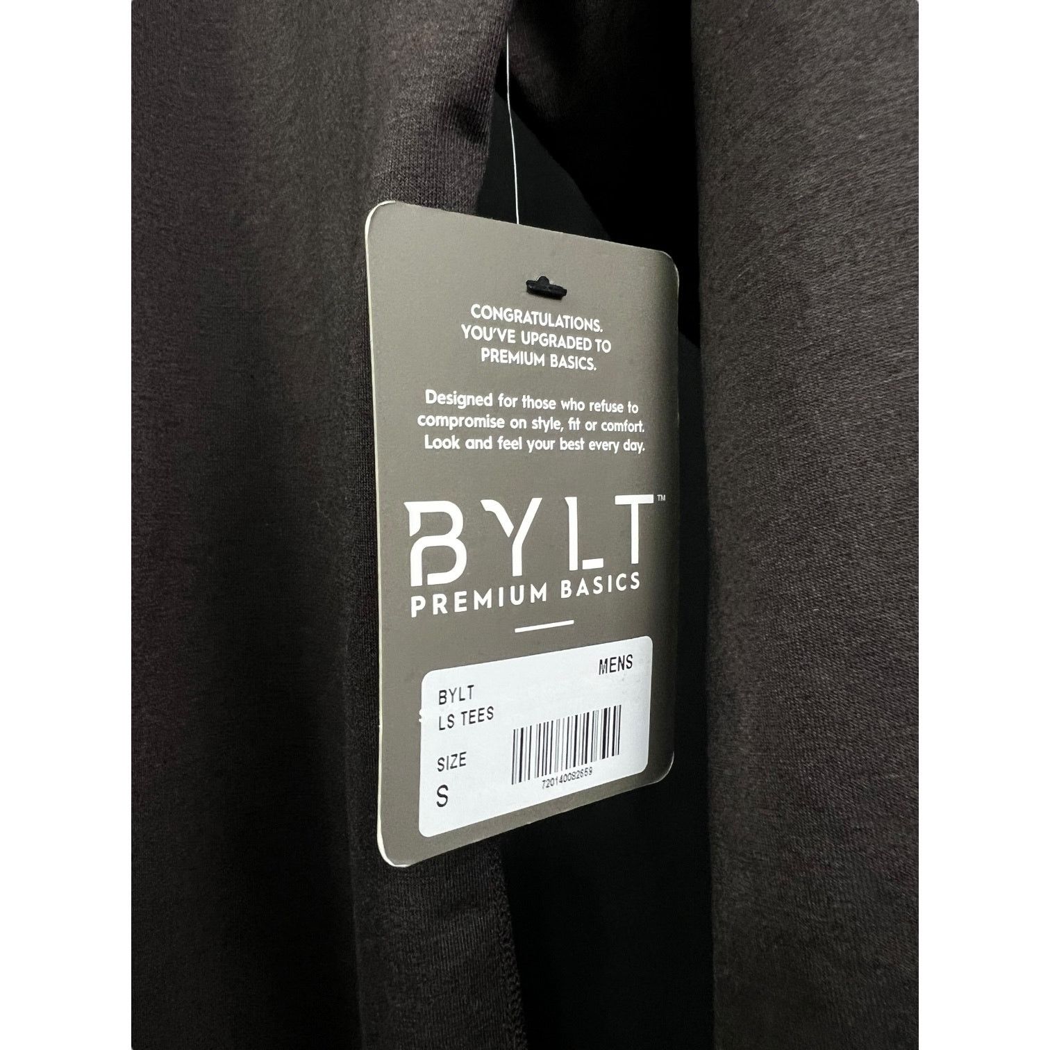 Gildan NWT BYLT Drop Cut Curved Hem L/S Henley - S - $50 Retail Size US S / EU 44-46 / 1 - 4 Thumbnail