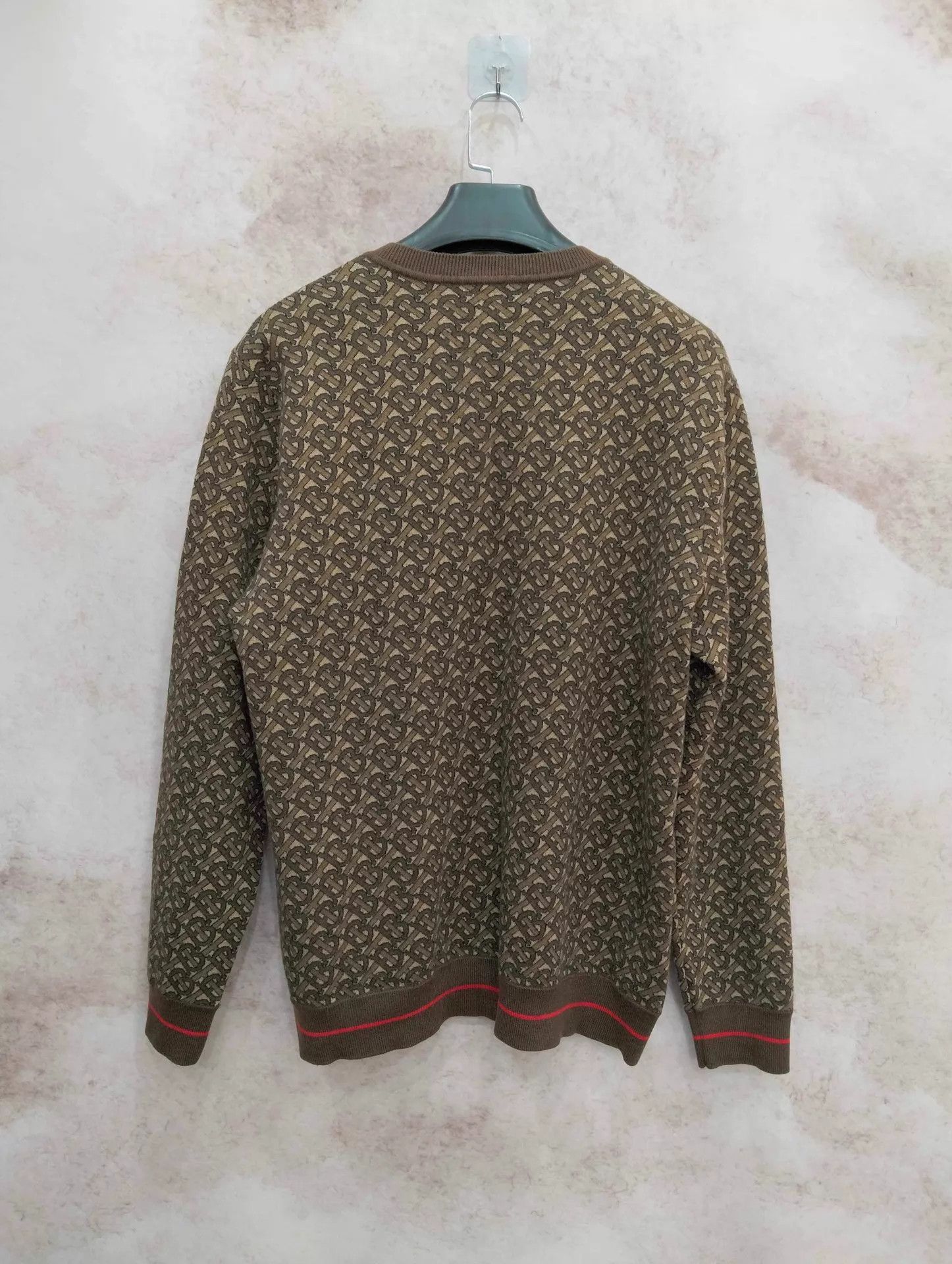 Burberry Burberry Allover Print Wool Pullover XL 95 New Size XL / US 12-14 / IT 48-50 - 2 Thumbnail
