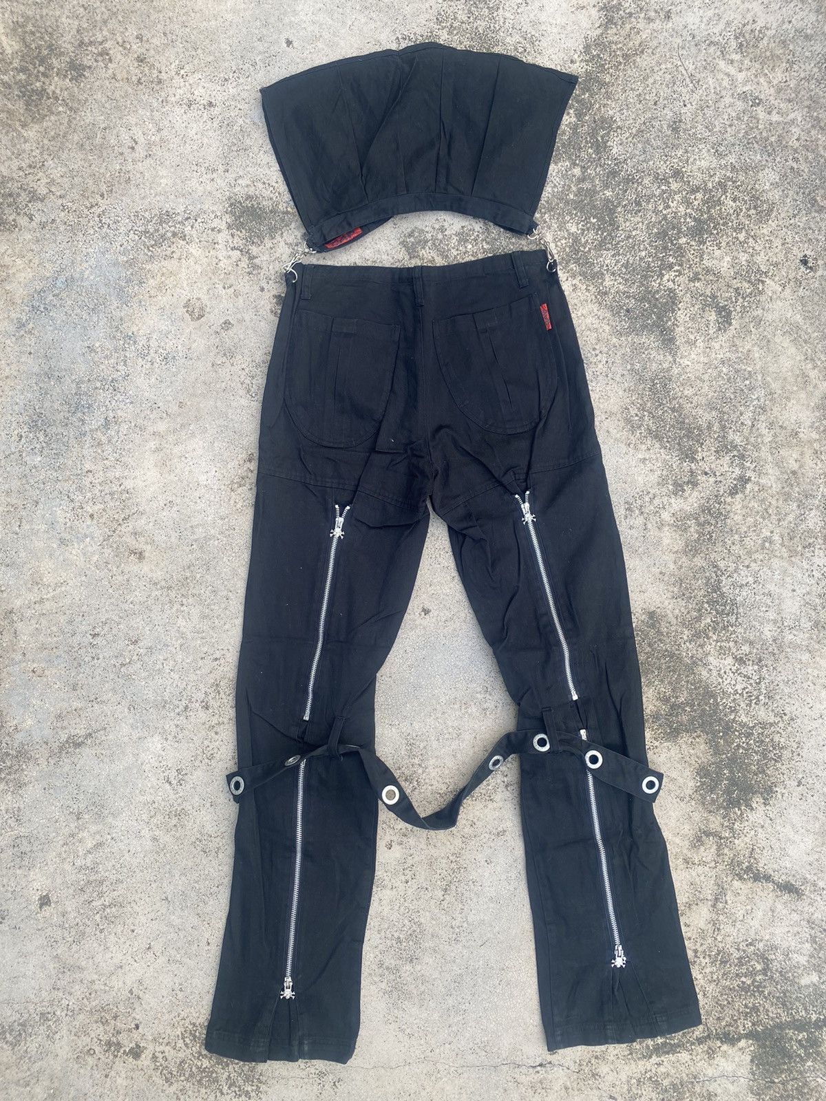 Japanese Brand × Punk and Yo MVD Gothic Punk Seditionaries Bondage Zipper Denim Pants Size US 29 - 13 Thumbnail