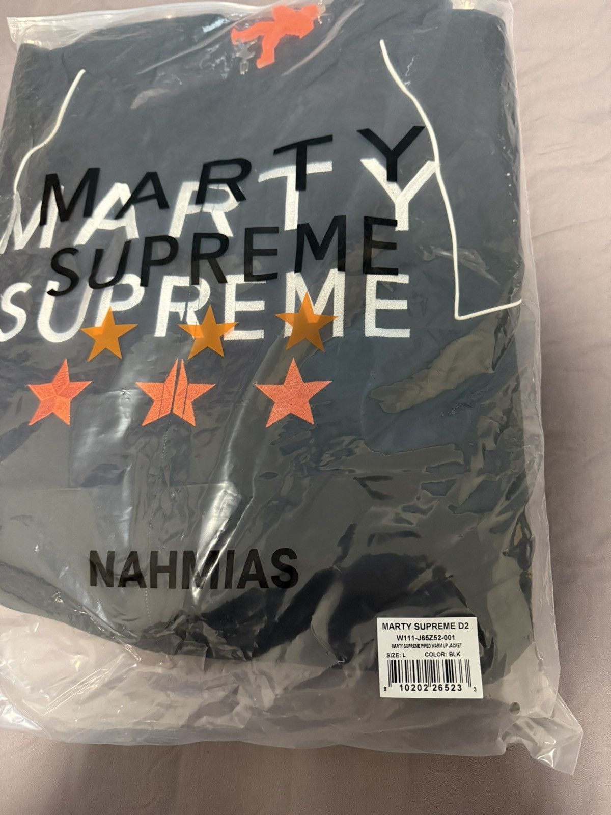 A24 × Nahmias NAHMIAS x Marty Supreme A24 classic piped warm up Jacket Size US L / EU 52-54 / 3 - 7 Thumbnail