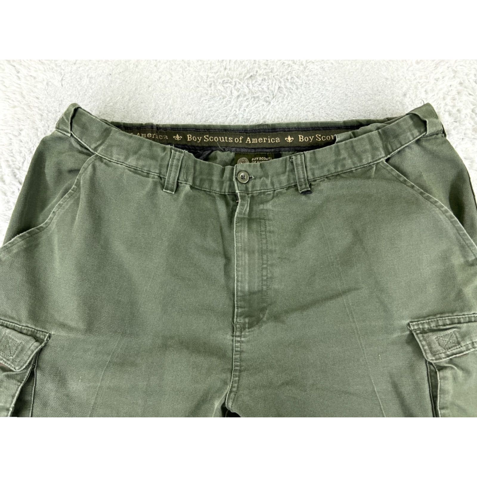 Vintage VINTAGE Boy Scouts Pants Adult 38 Green Classic Cargo Convertible Uniform Pant 38x26 Mens Size US 38 / EU 54 - 4 Thumbnail