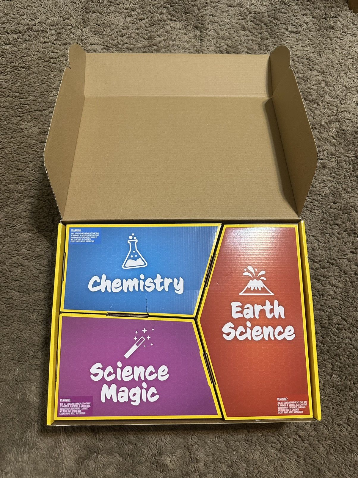 Nike 130 Experiments Science Kit Earth Chemistry Toys Magic Size US L / EU 52-54 / 3 - 4 Thumbnail