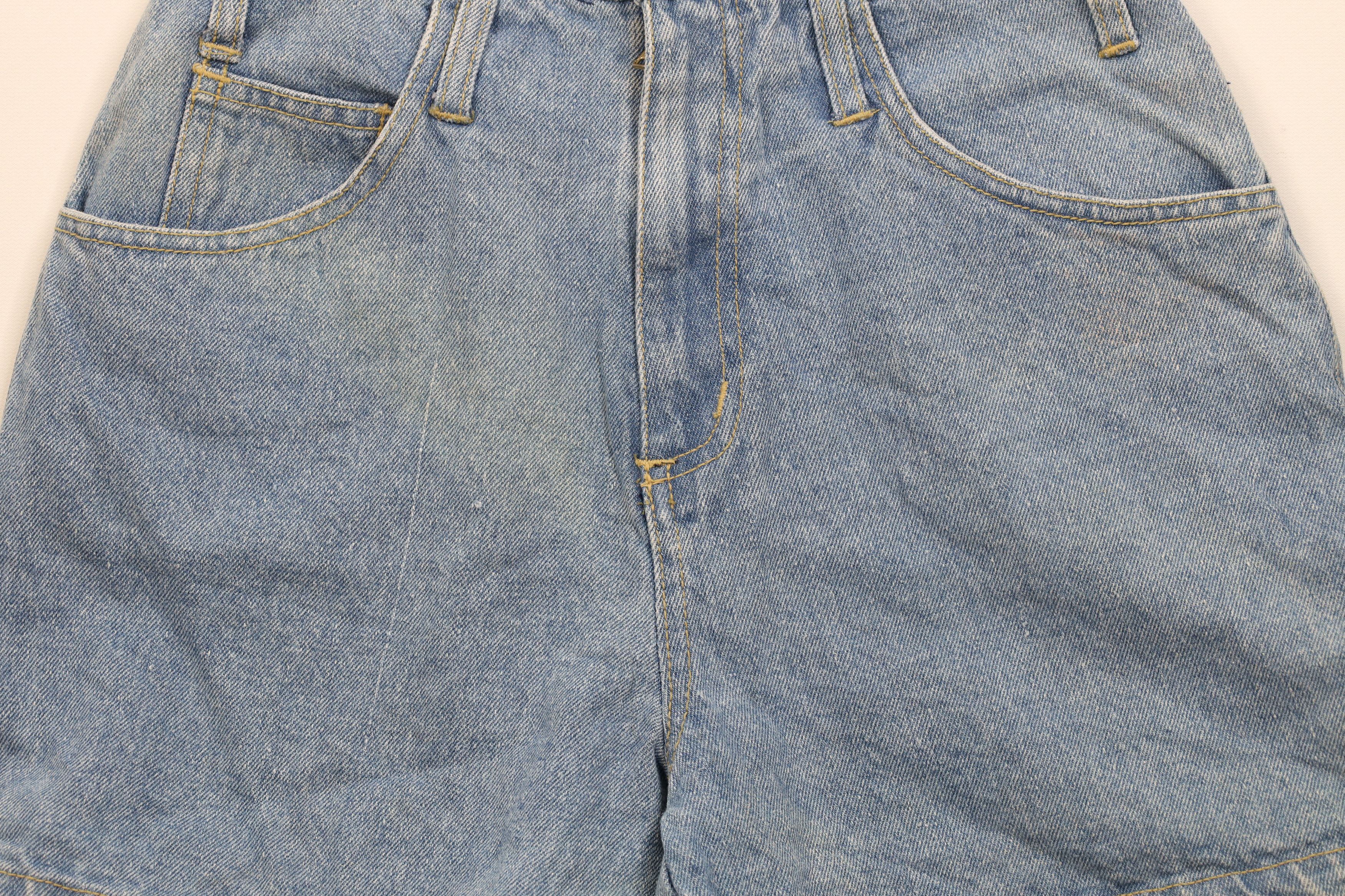 Vintage Vintage 90s Streetwear Pin Up Girl Denim Jean Shorts Blue Size 28" / US 6 / IT 42 - 3 Thumbnail