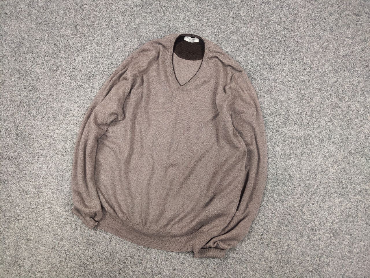 Gran Sasso Gran Sasso Italy Design Classic Lana Wool Brown Sweater Size US L / EU 52-54 / 3 - 3 Thumbnail
