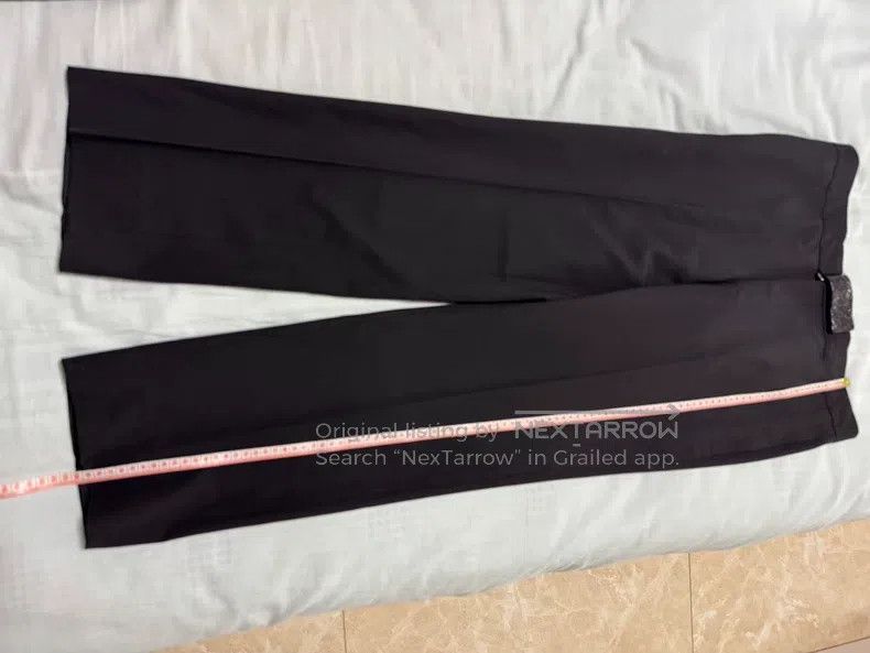 Other Hermes Crocodile leather buckle long pants, 99% Wool+1% Si Size US 42 / EU 58 - 4 Thumbnail