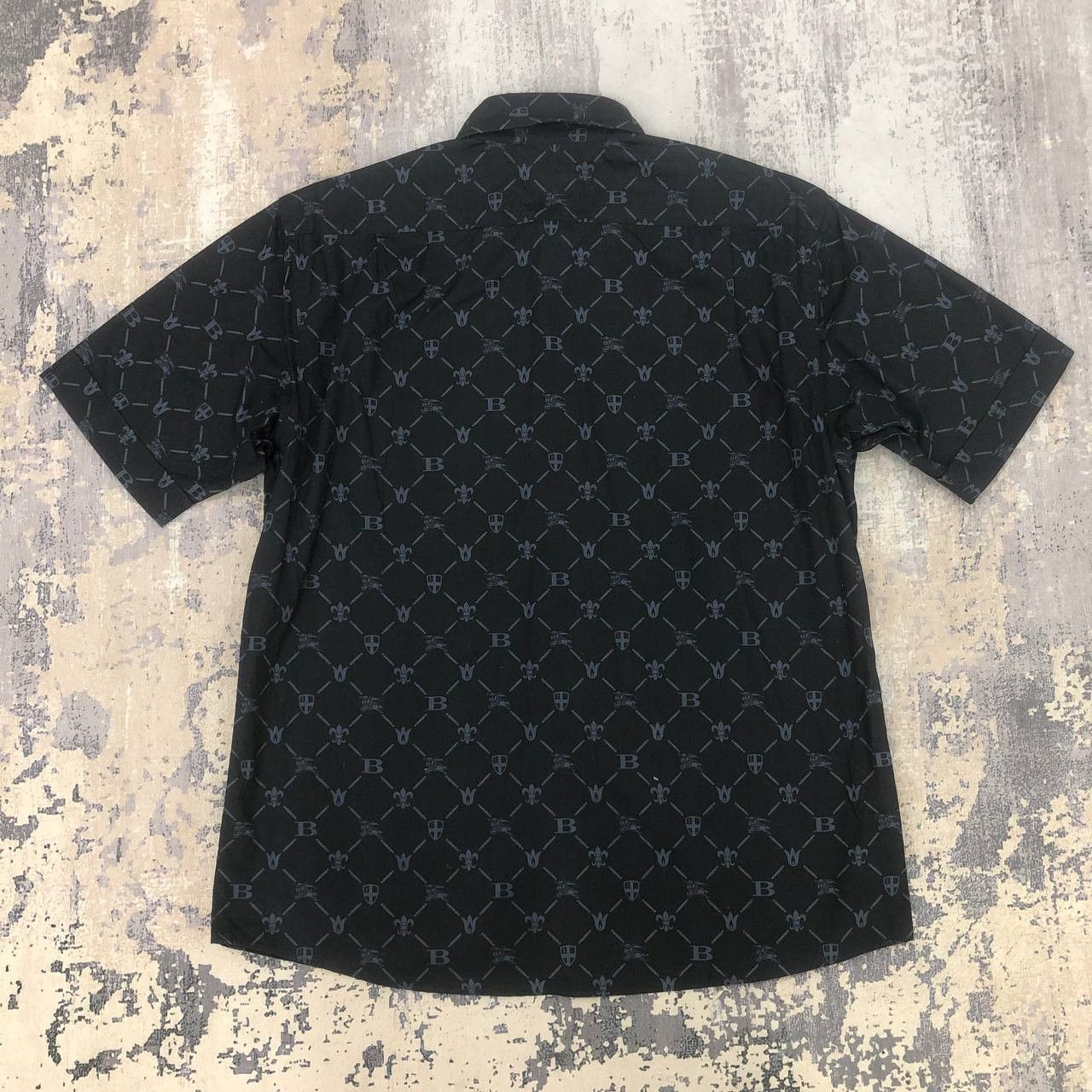Black Label × Burberry T512 BURBERRY BLACK LABEL MONOGRAM FULLPRINT SHIRTS Size US M / EU 48-50 / 2 - 2 Thumbnail