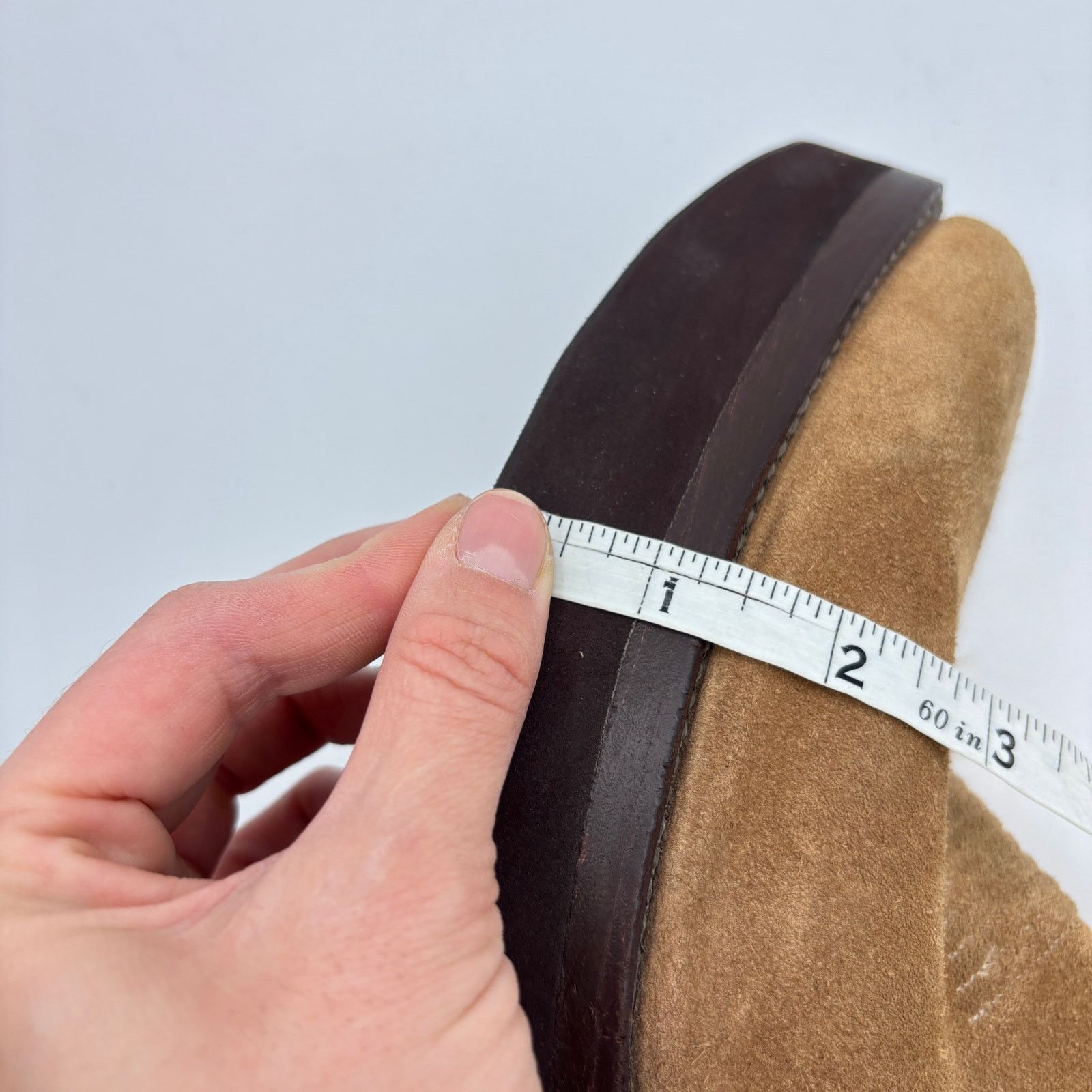 Lucchese Lucchese Suede Platform Roper Boots Men's 13D Western Cowboy Size US 13 / EU 46 - 12 Thumbnail