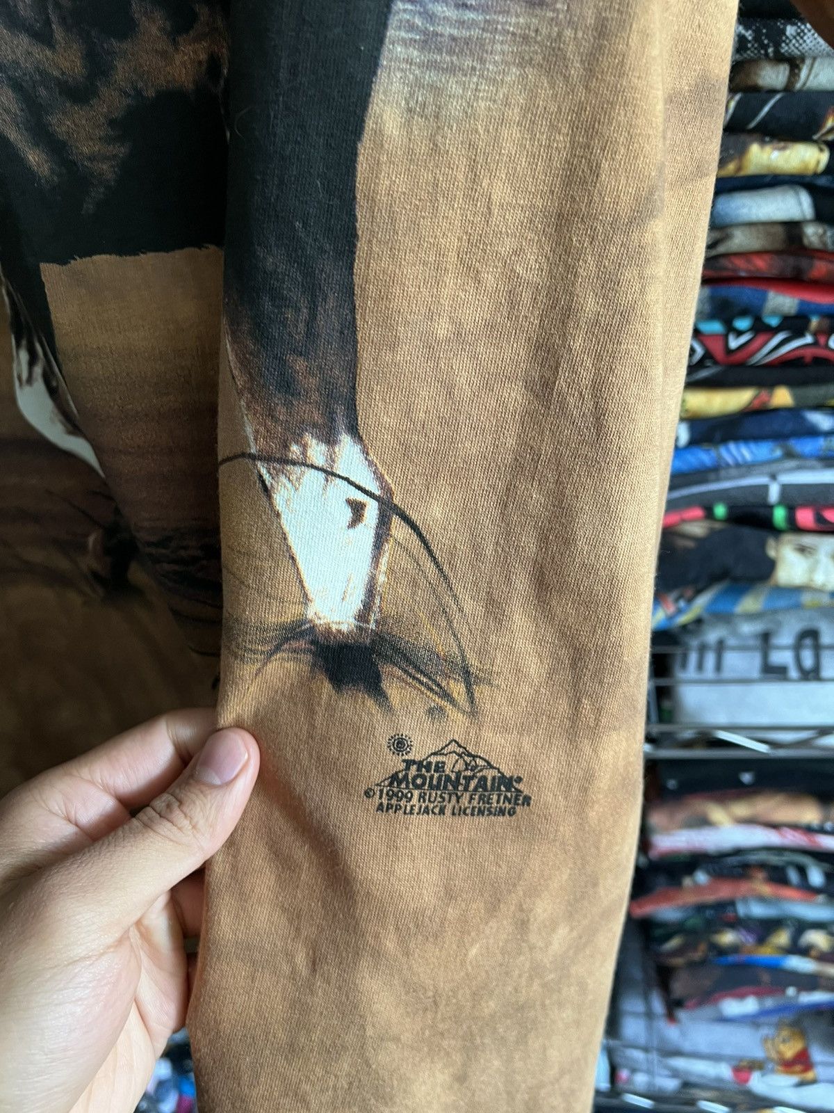 The Mountain 1999 Moose Animal Nature Tie Dye Art Tee Size US L / EU 52-54 / 3 - 3 Thumbnail
