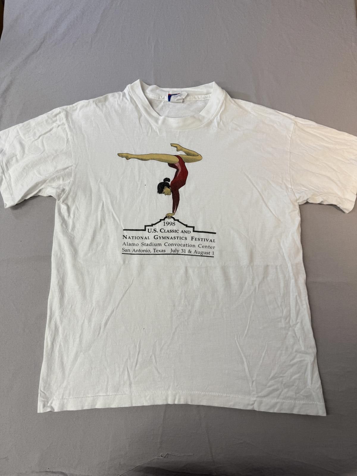 Converse Vintage Converse US National Gymnastics Festival Shirt '98 L Size US L / EU 52-54 / 3 - 1 Thumbnail