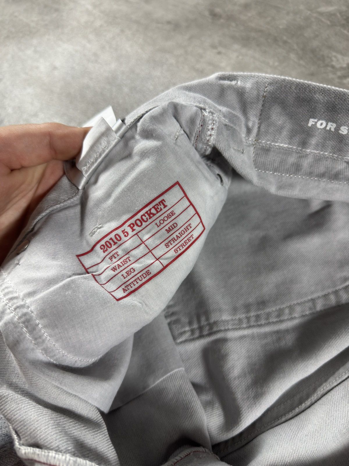 Diesel Diesel 2010 5 Pocket Jeans – Grey Acid Wash archive y2k Size US 32 / EU 48 - 8 Thumbnail