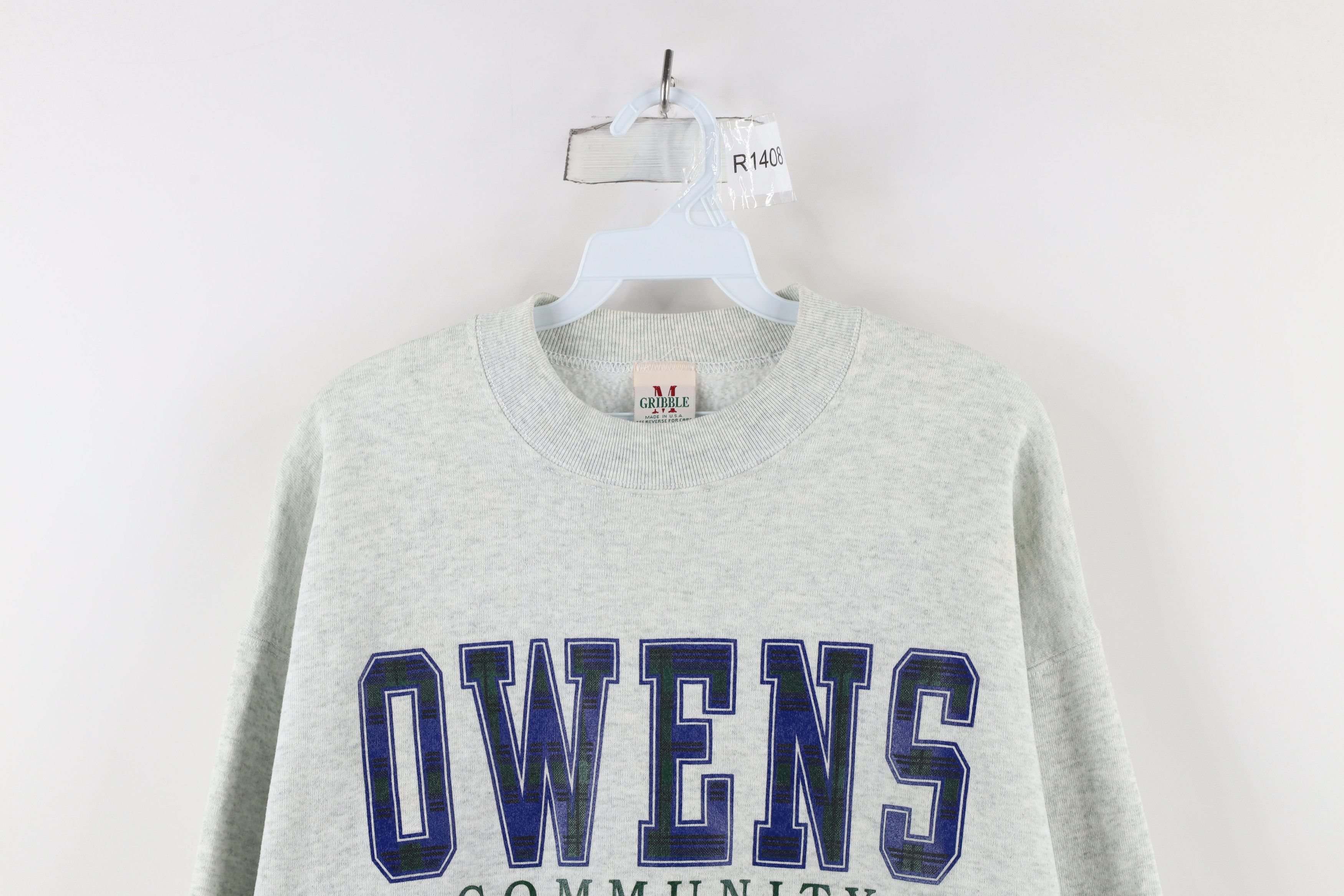 Vintage Vintage 90s Owens Community College Crewneck Sweatshirt USA Size US L / EU 52-54 / 3 - 2 Thumbnail