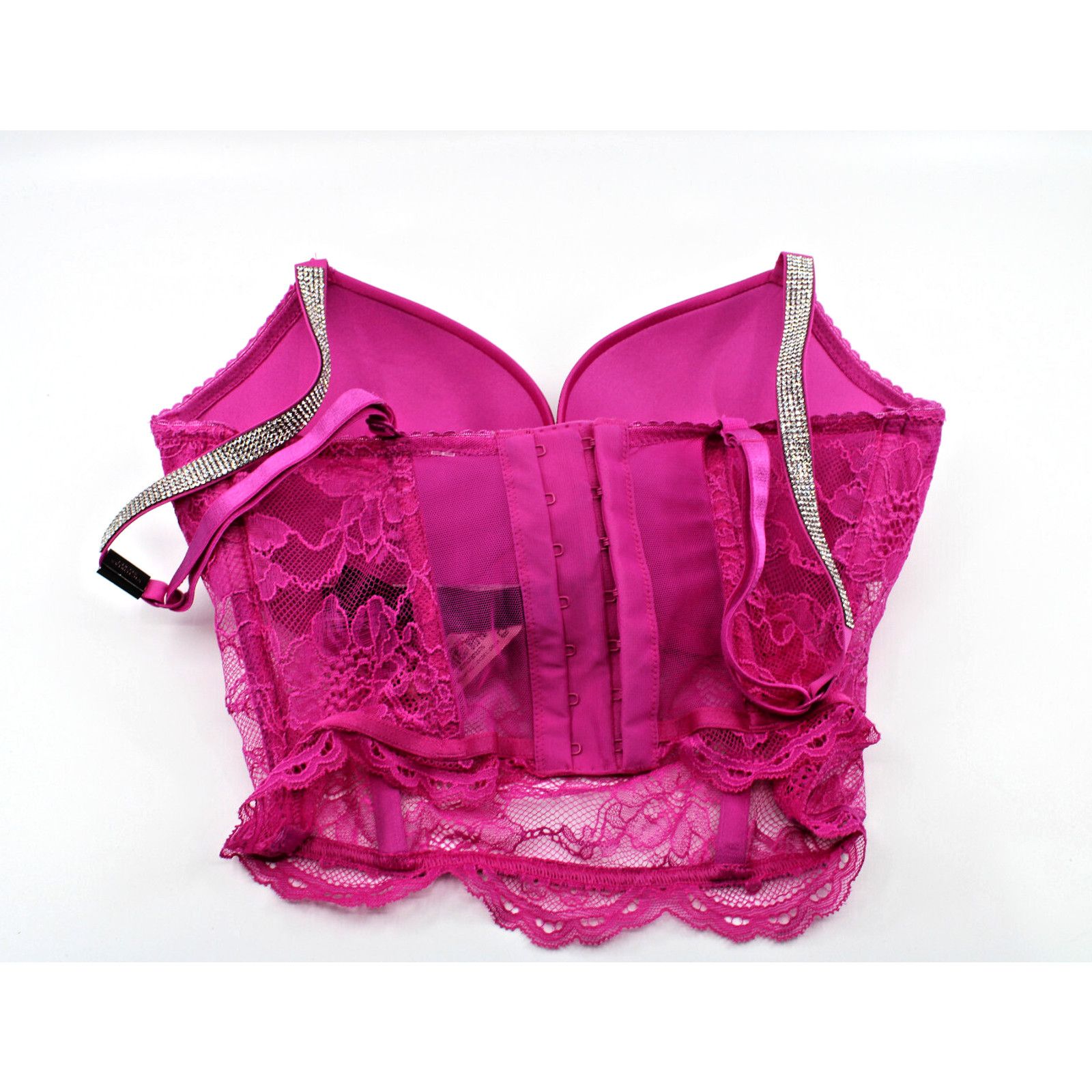 Victoria's Secret New VICTORIA’S SECRET Plunge Bombshell Push Up Corset 32D Size ONE SIZE - 3 Thumbnail
