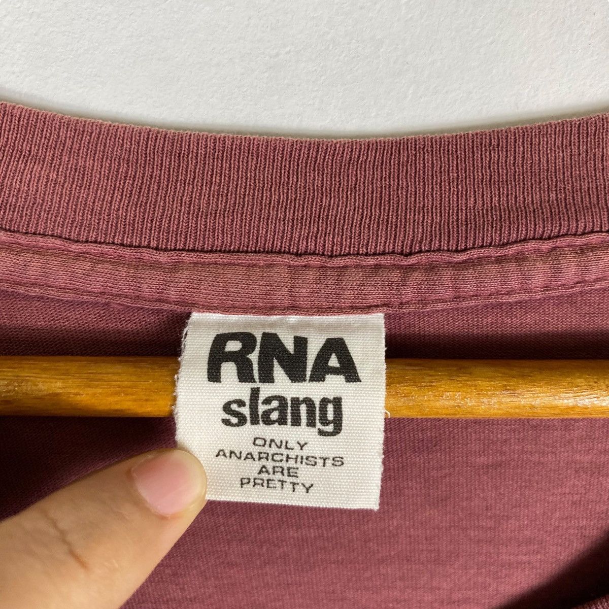 If Six Was Nine × Japanese Brand SUNDAY MORNING Rna Slang Only Anarchists Are Pretty Tee Size US M / EU 48-50 / 2 - 5 Thumbnail