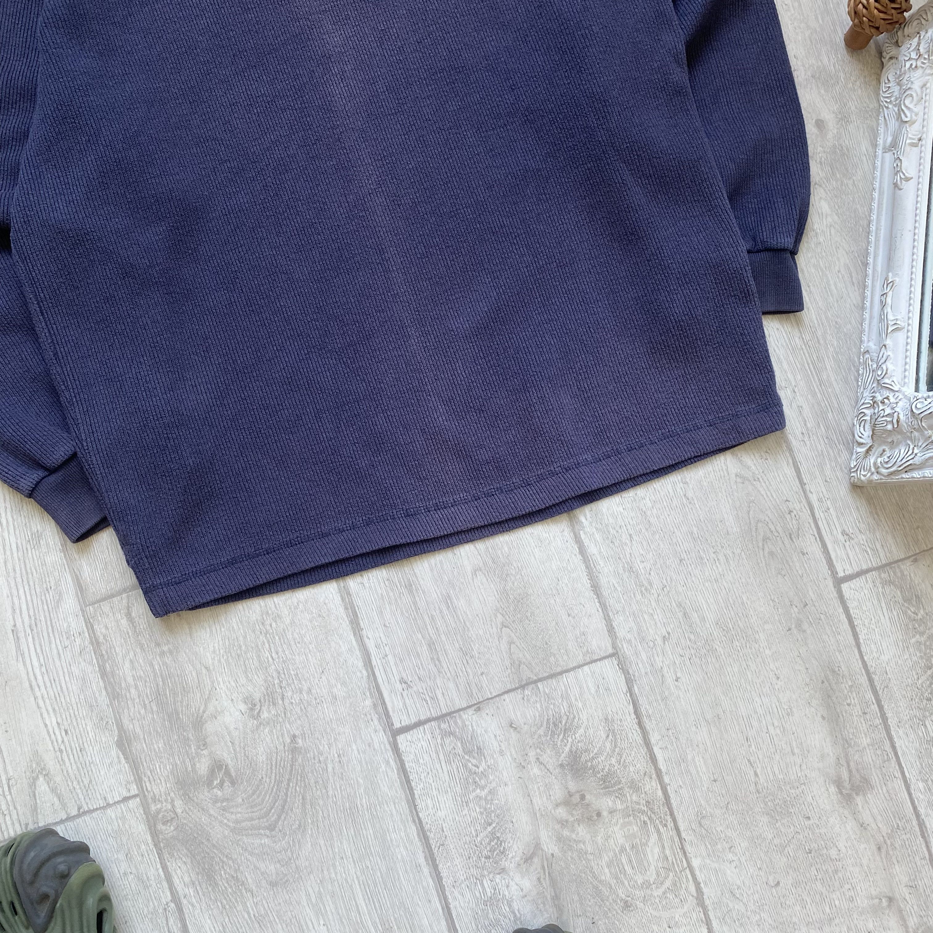 Reebok Vintage 90s Reebok sweatshirt Sun Faded 1/3 zip pullover Size US S / EU 44-46 / 1 - 3 Thumbnail