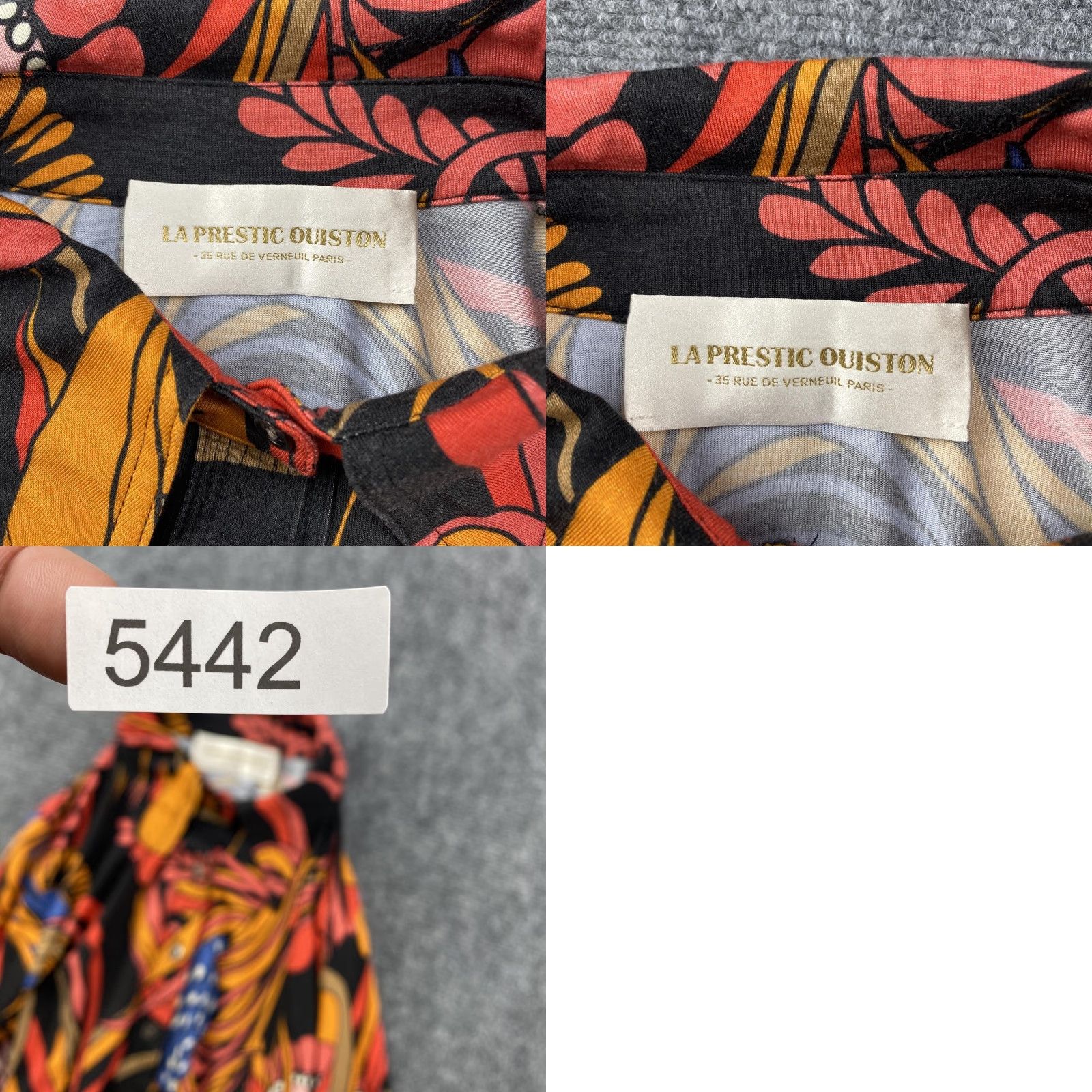 Vintage VINTAGE La Prestic Ouiston Polo Shirt Womens 0 Floral Print Lauren SS22WSH11B Size XS / US 0-2 / IT 36-38 - 9 Thumbnail