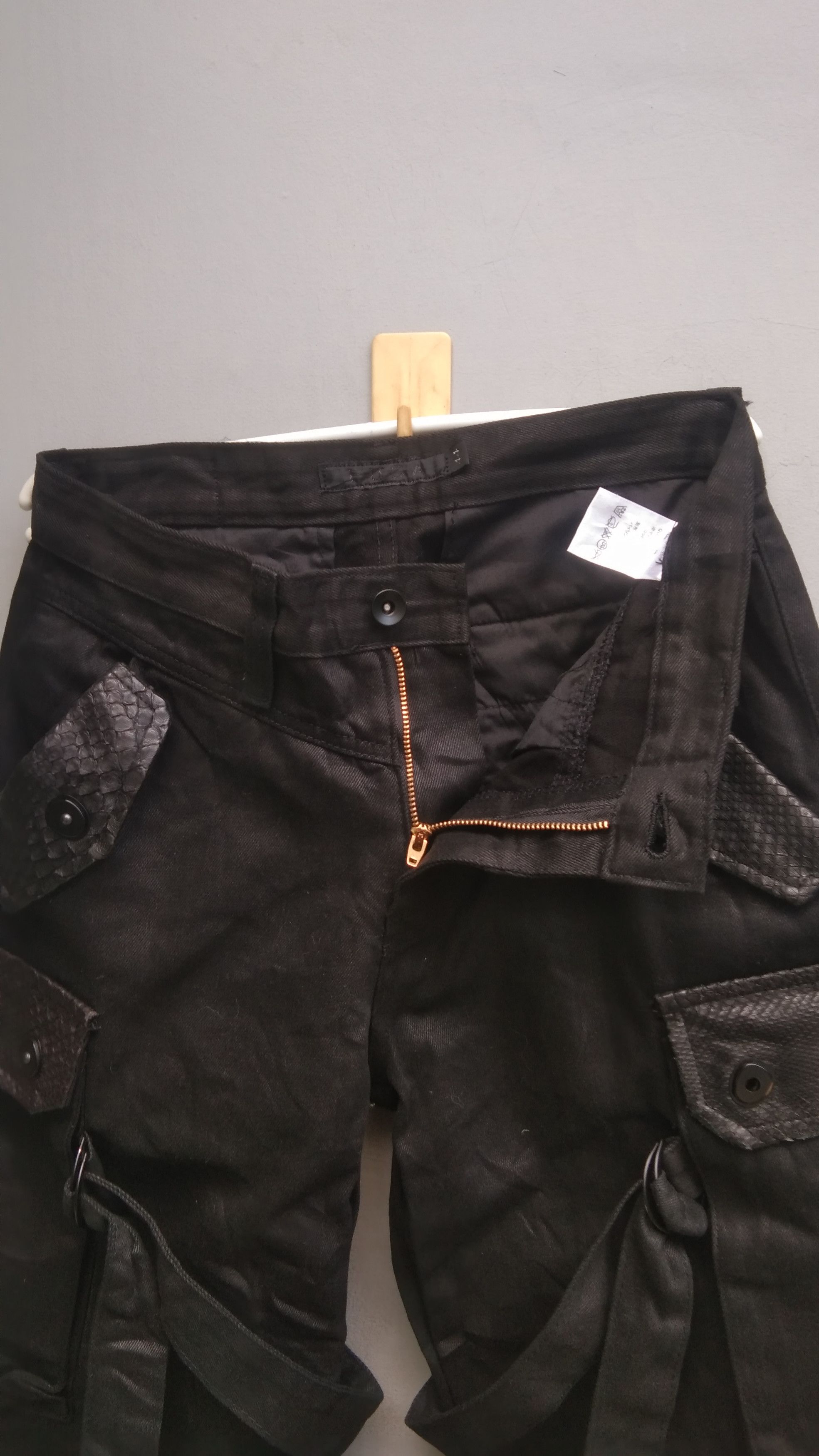 GOSTAR DE FUGA Fuga black bondage pants Size 29" - 6 Thumbnail