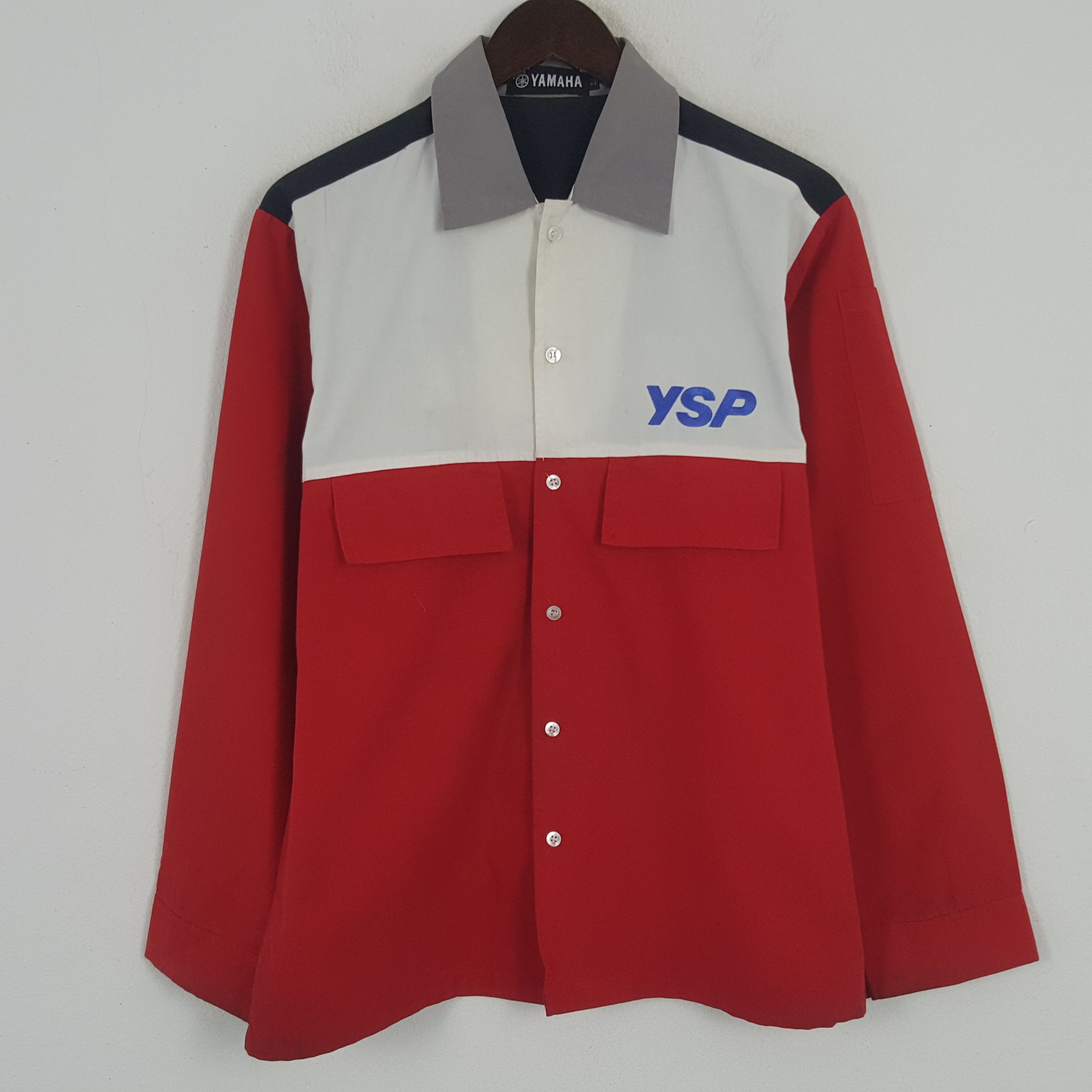 Vintage × Yamaha Vintage Yamaha YSP Worker Button Up Shirt Size US M / EU 48-50 / 2 - 3 Thumbnail