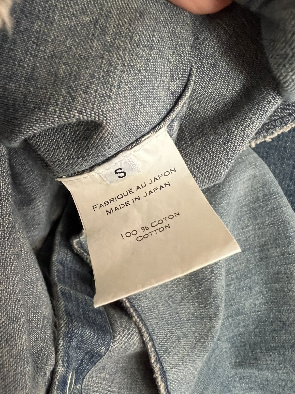 Balmain AW11 Distressed Denim Shirt S/38 Size US S / EU 44-46 / 1 - 6 Thumbnail