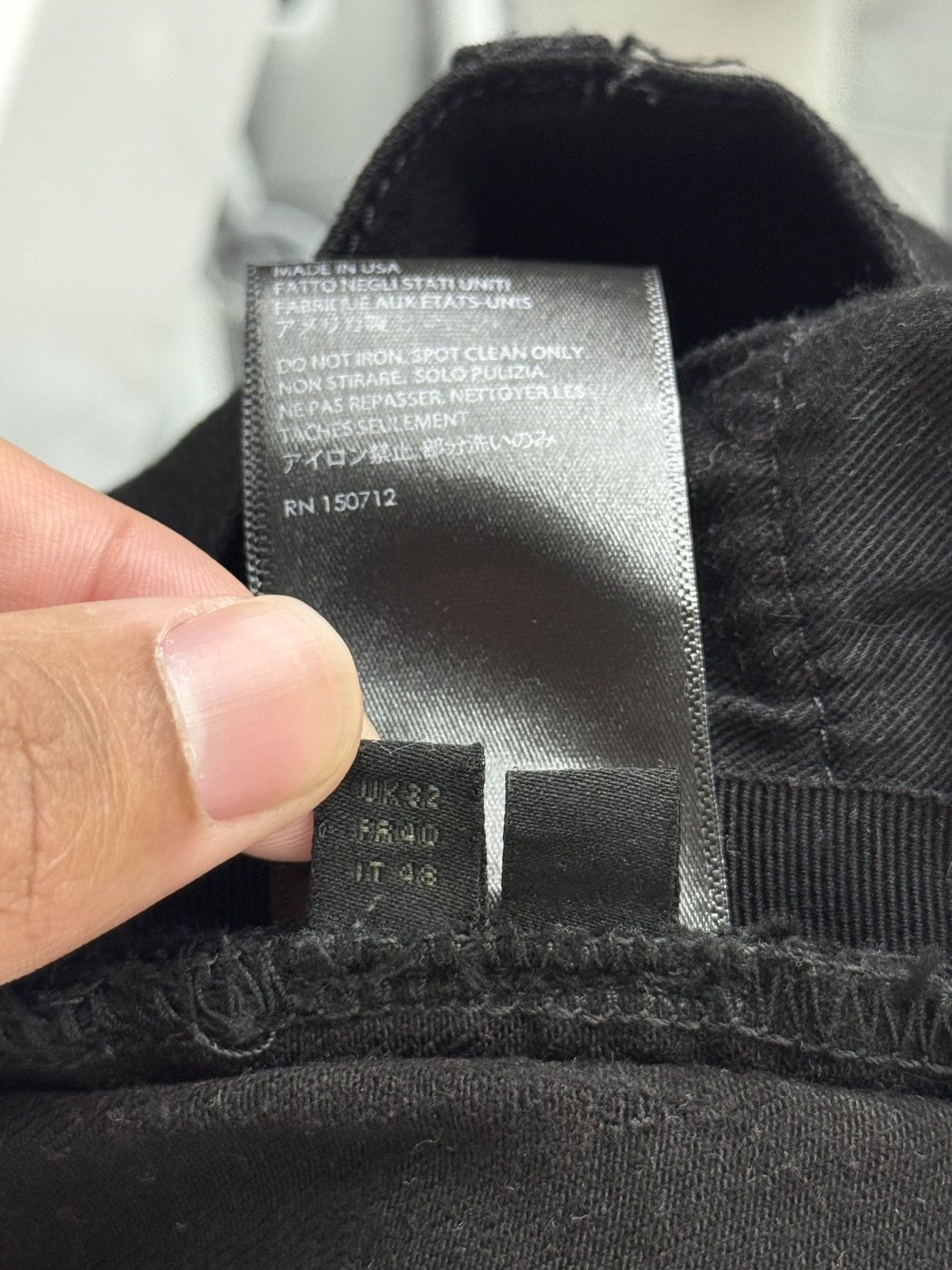 Amiri black on black patch amiri jeans Size US 32 / EU 48 - 7 Thumbnail