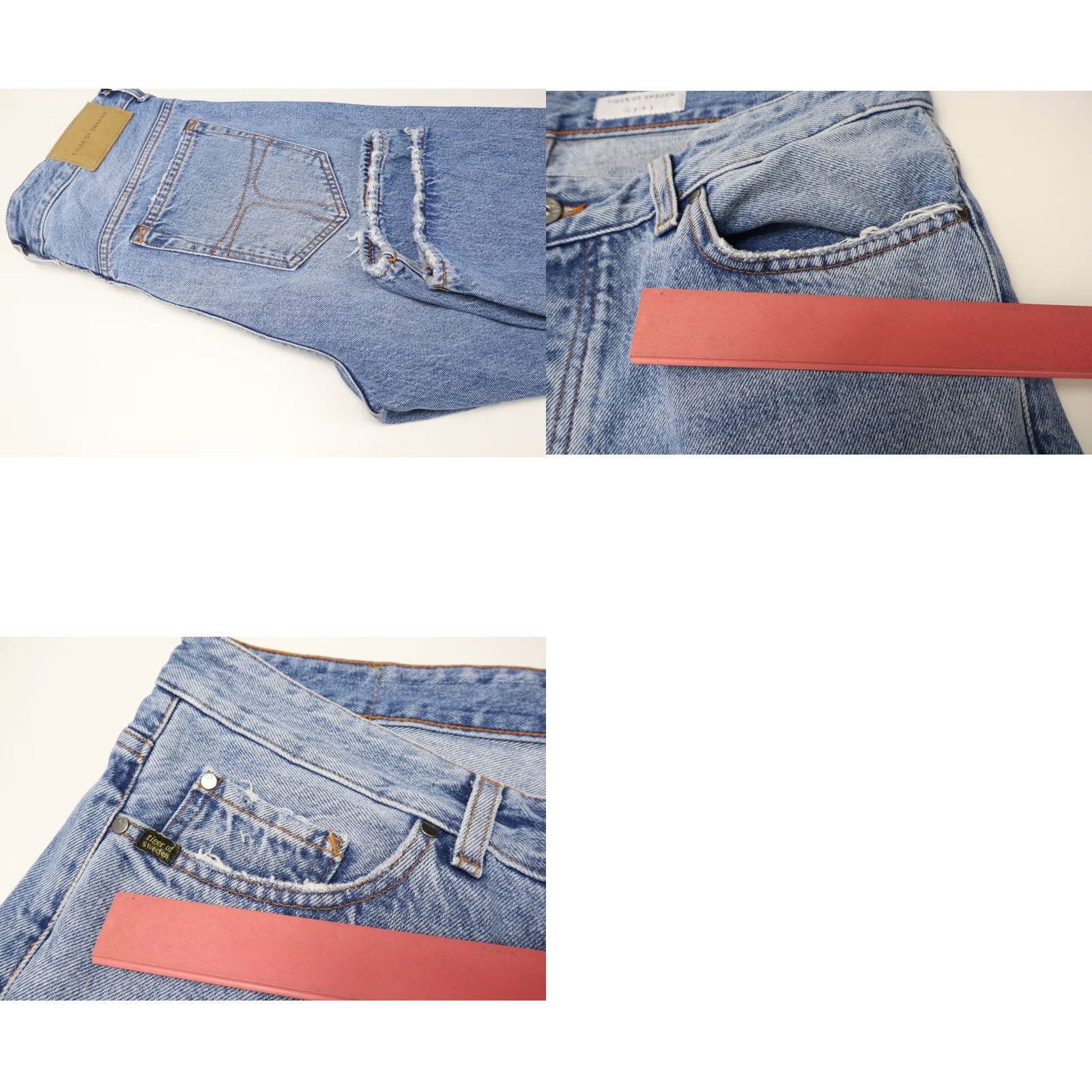 Tiger of Sweden TIGER OF SWEDEN Nico Jeans Men's W32/L34 100% Organic Cotton Blue Denim Italy Made PRICED? Size US 32 / EU 48 - 8 Thumbnail