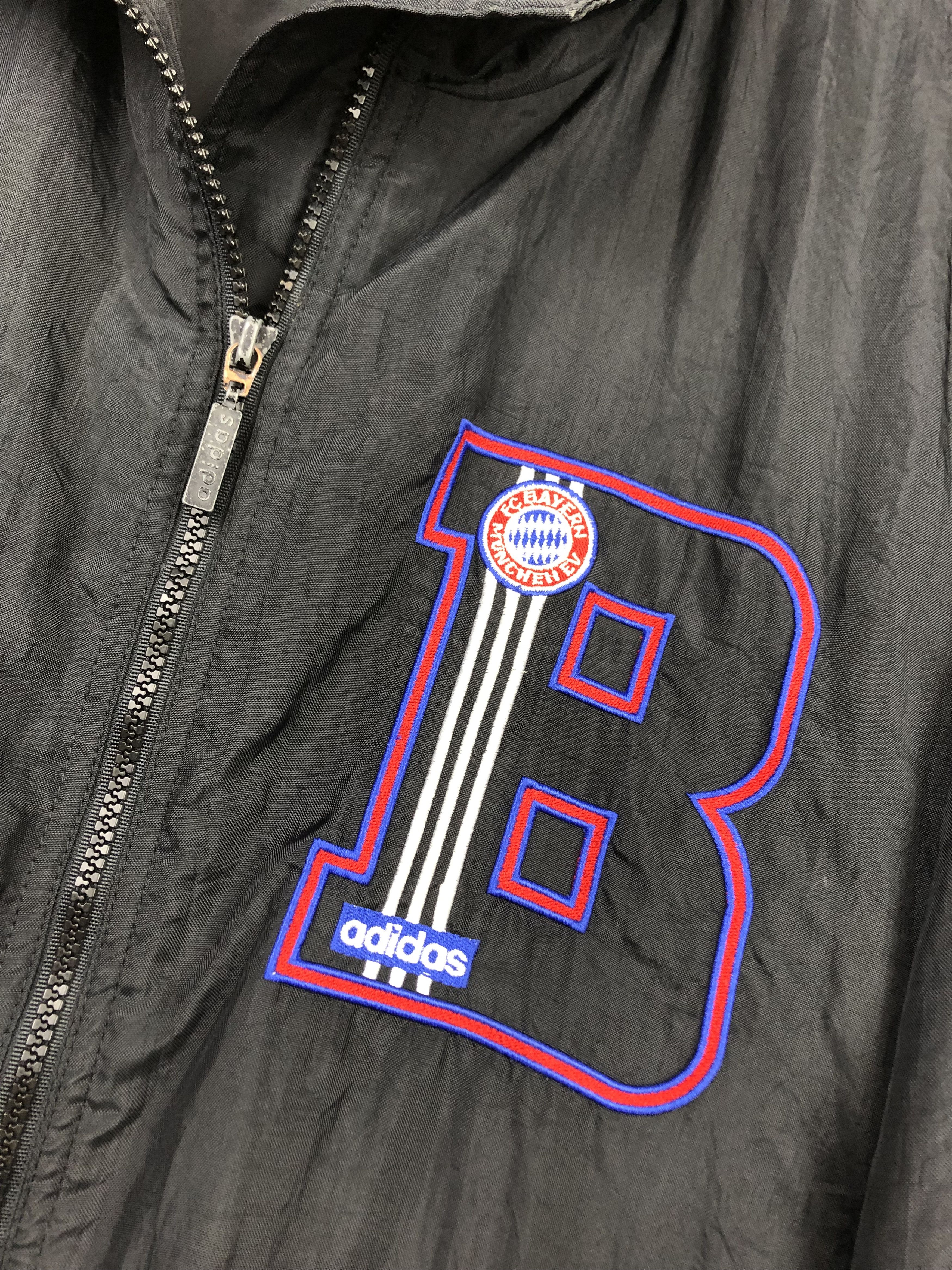 Adidas Vintage Adidas Bayer Munich Jacket Soccer Windbreaker Size US M / EU 48-50 / 2 - 5 Thumbnail