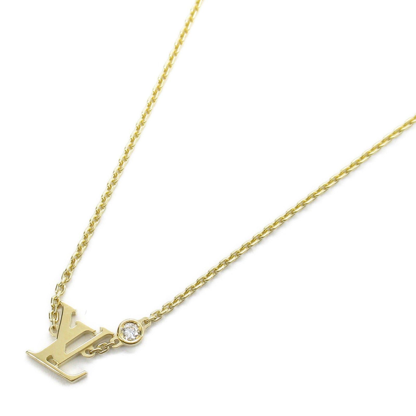 Louis Vuitton Louis Vuitton Idir Blossom Necklace 1Pd K18 (Yellow Gold) Diamond Clear Size ONE SIZE - 1 Thumbnail