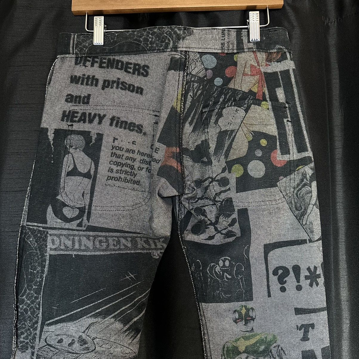 Yohji Yamamoto AW07 Yohji Yamamoto x Shotaro Ishinomori "Cyborg 009" Jeans Size US 30 / EU 46 - 6 Thumbnail