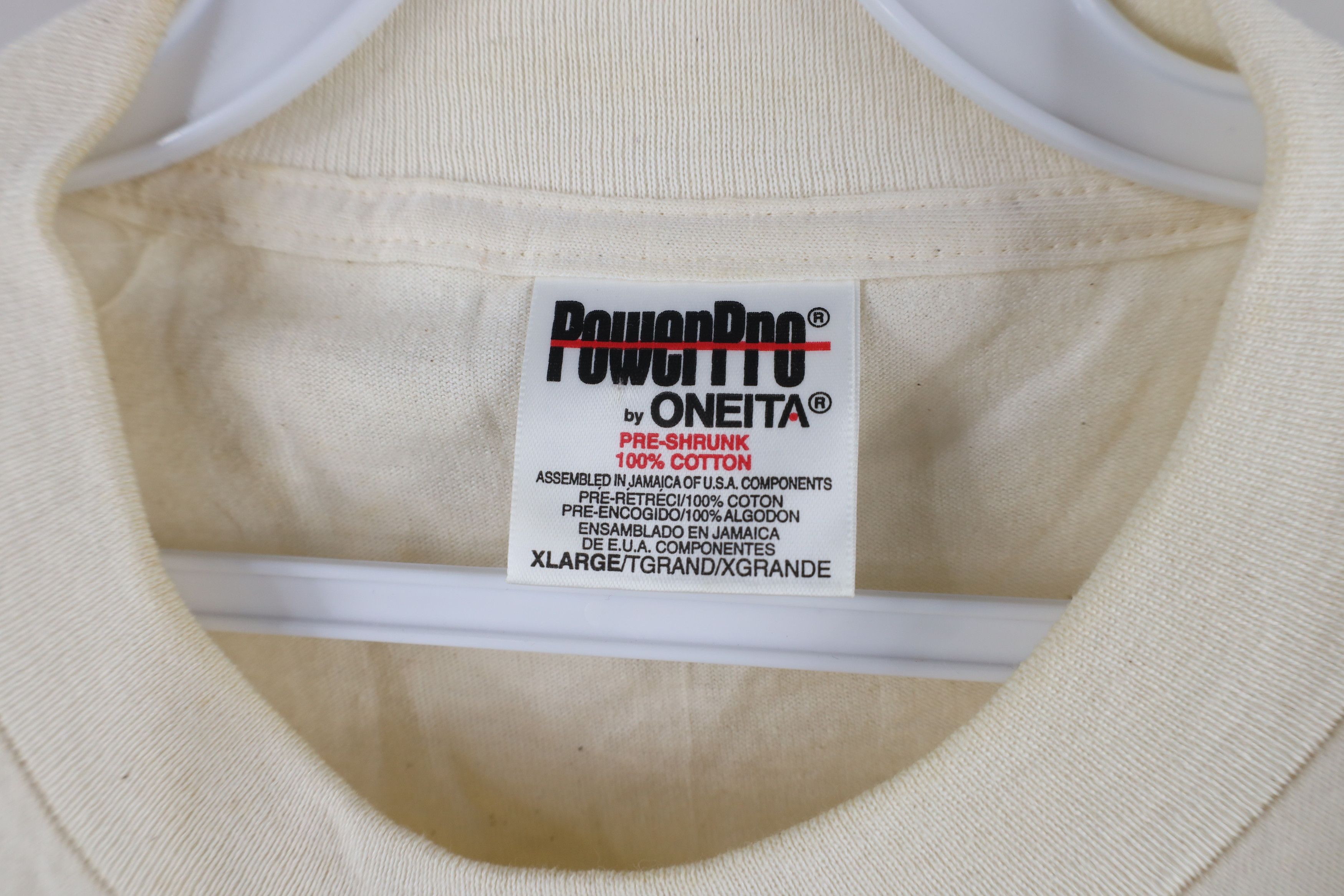 Vintage Vintage 90s Streetwear Field of Dreams Flower T-Shirt Beige Size XL / US 12-14 / IT 48-50 - 9 Thumbnail