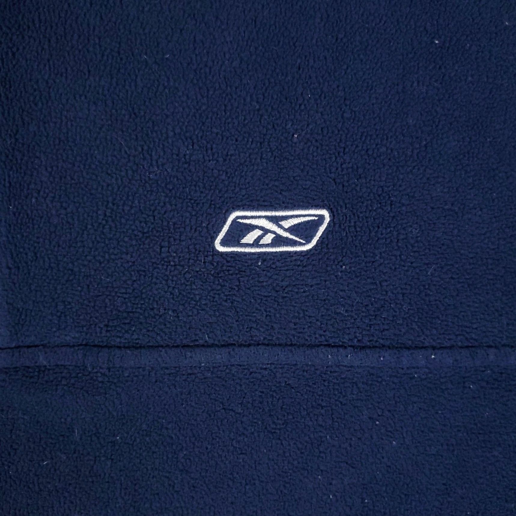 Reebok Reebok Sweater Mens Large Navy Blue Fleece 1/4 Zip Up Pullover Sweatshirt Size US L / EU 52-54 / 3 - 2 Thumbnail