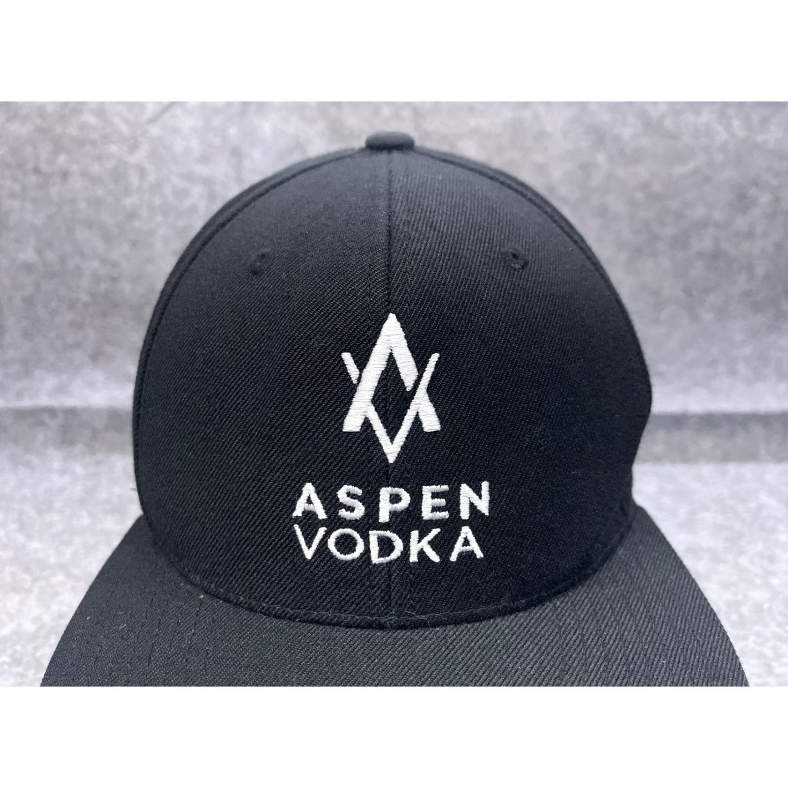 Vintage Yupoong Aspen Vodka Hat Cap Snap Back One Size Black Acrylic Wool Blend Adult Hats Mens Logo Outdoor Skate Cap Size ONE SIZE - 2 Thumbnail