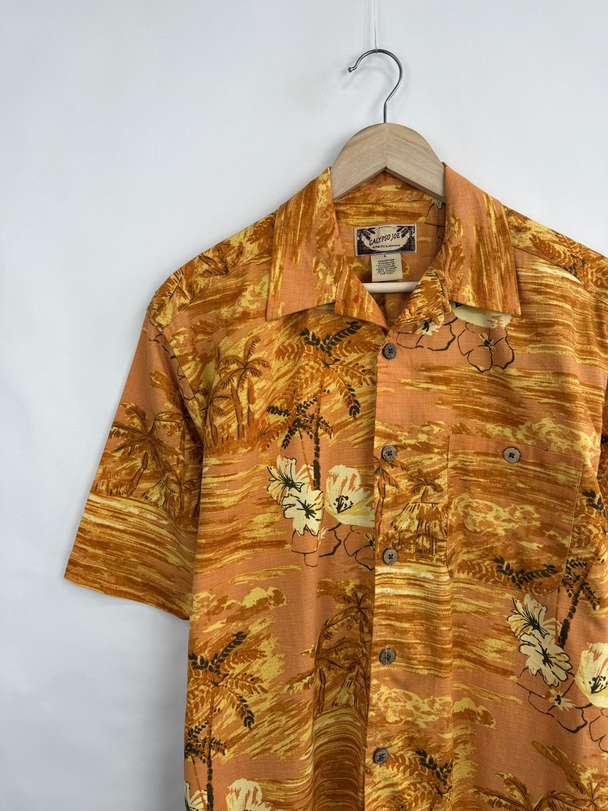 Toyo Enterprises 🌺 Vintage 90s Hawaiian Shirt Calypso Joe John Severson style Size US L / EU 52-54 / 3 - 2 Thumbnail