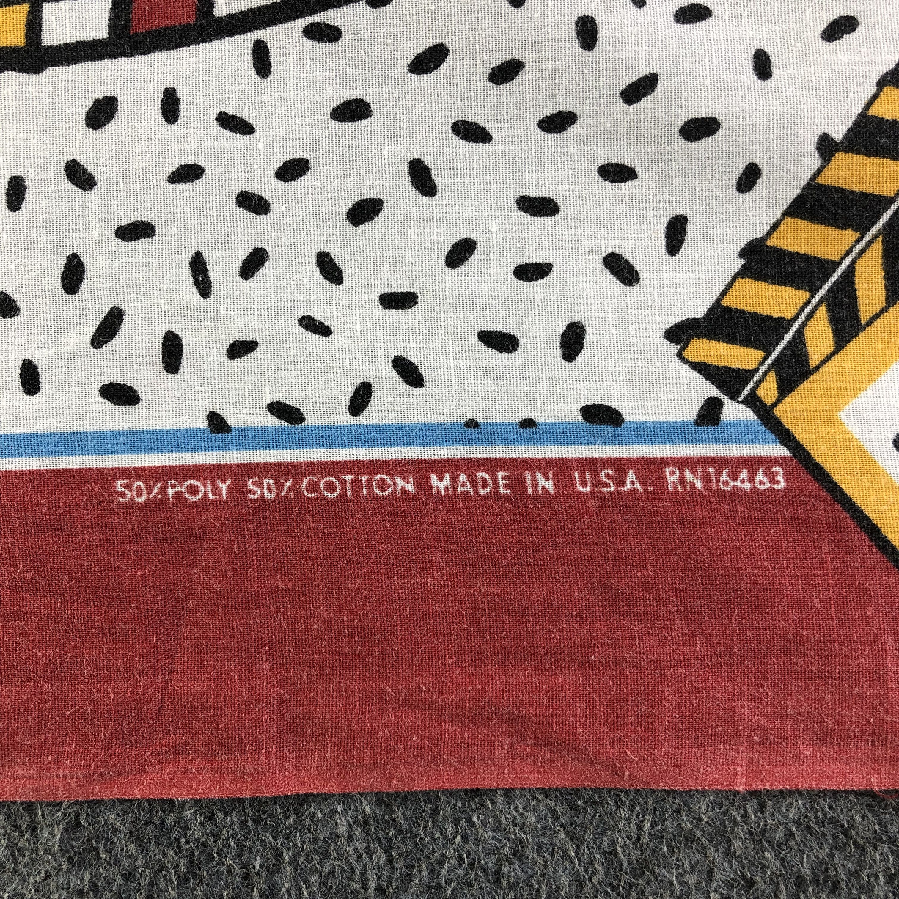Disney × Mickey Mouse × Vintage Mickey and Friends Handkerchief Bandana Neckerchief H2314B Size ONE SIZE - 6 Thumbnail