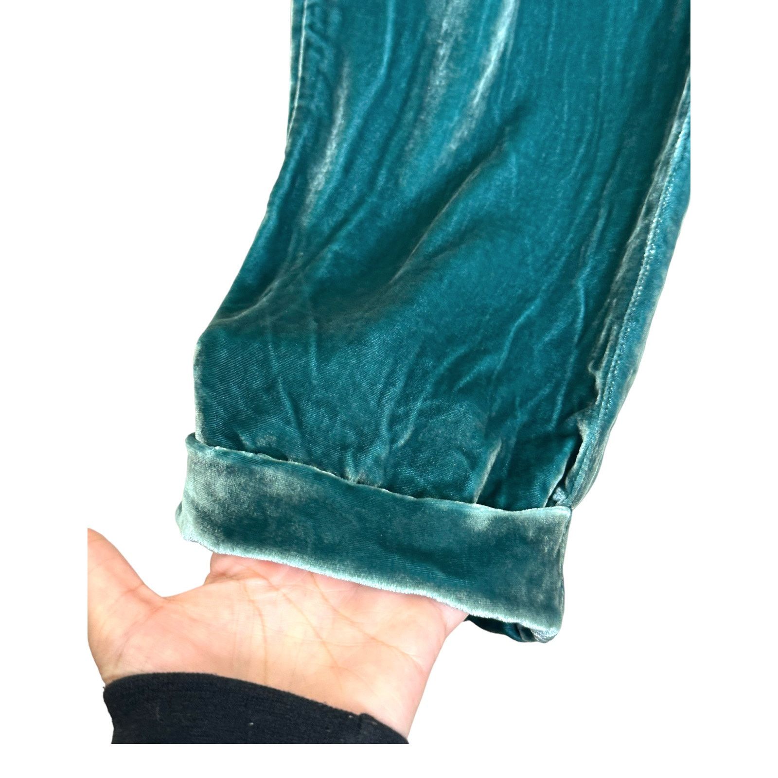Current/Elliot Current Elliot velvet pleated high waist pants size 1- US 4 Size 27" / US 4 / IT 40 - 5 Thumbnail
