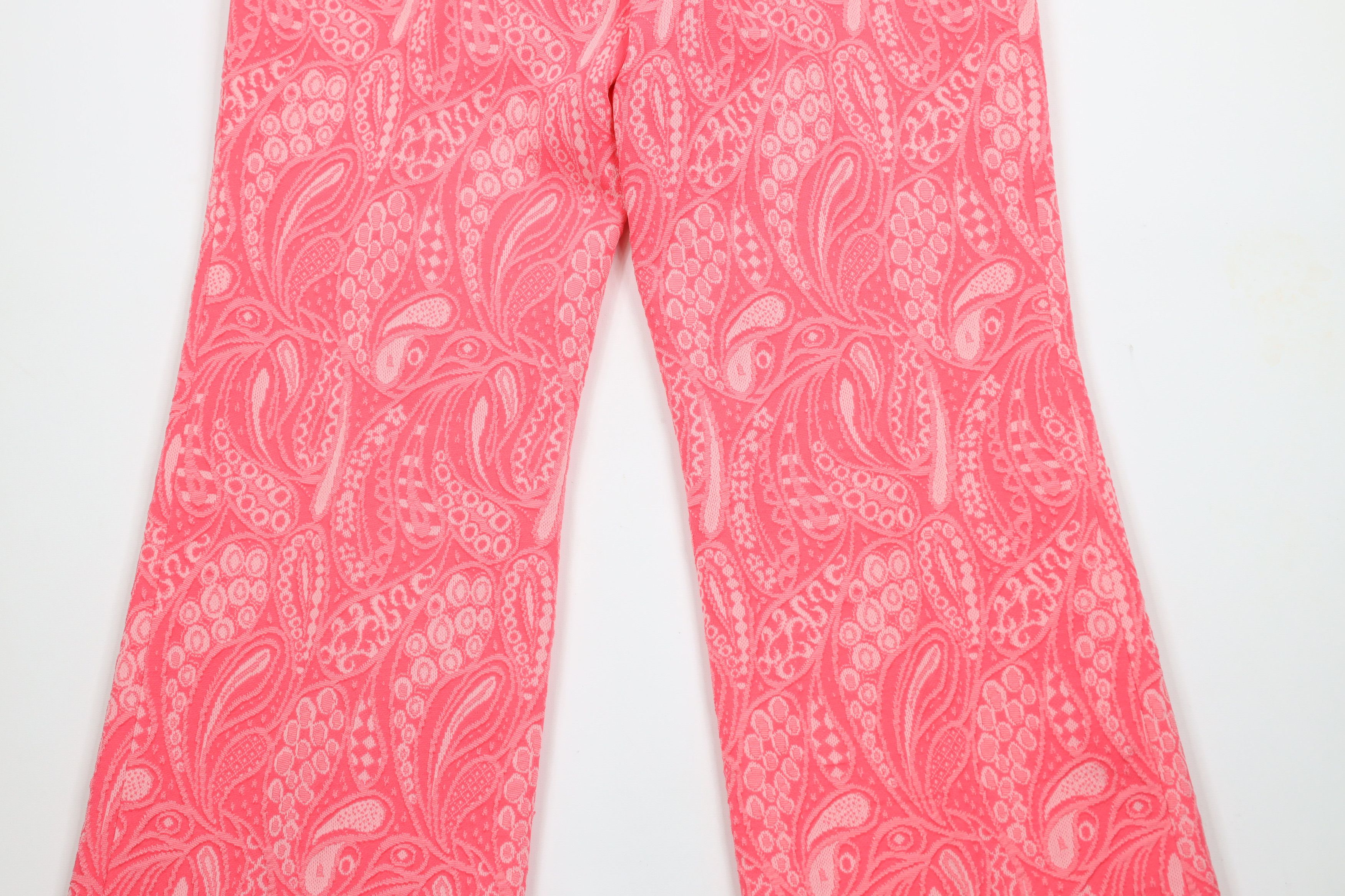 Vintage Vintage 70s 3 Piece Paisley Knit Skirt Bell Bottoms Suit Size XL / US 12-14 / IT 48-50 - 22 Thumbnail