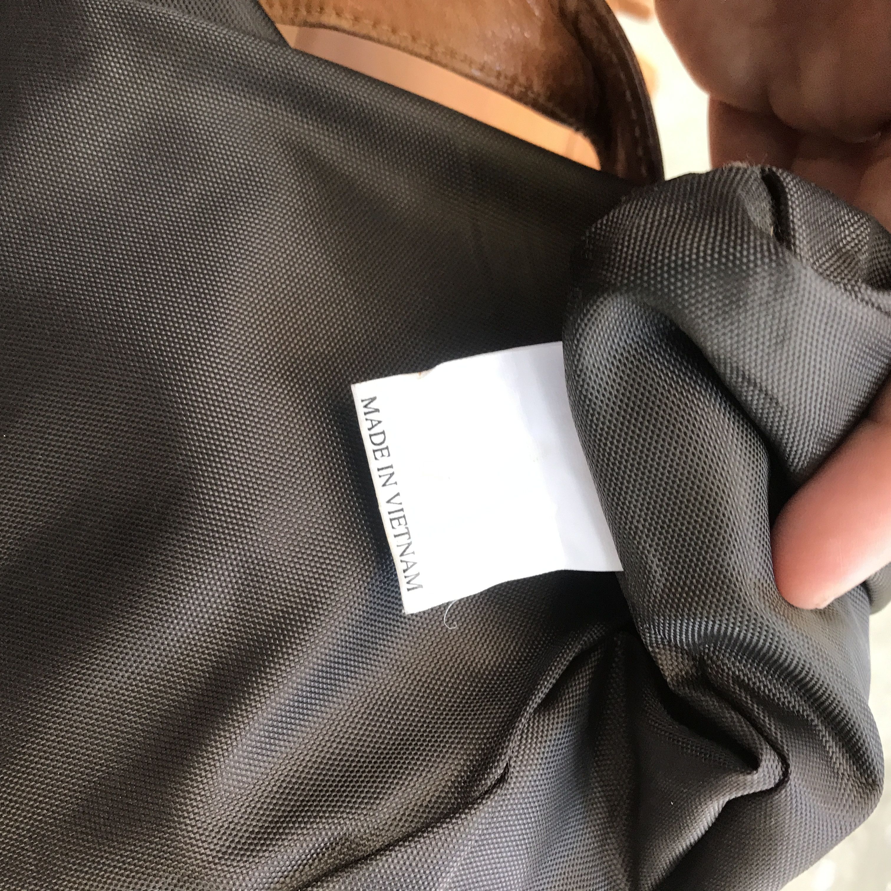 Japanese Brand × Leather unbrand Leather Handcarry bag Size ONE SIZE - 3 Thumbnail