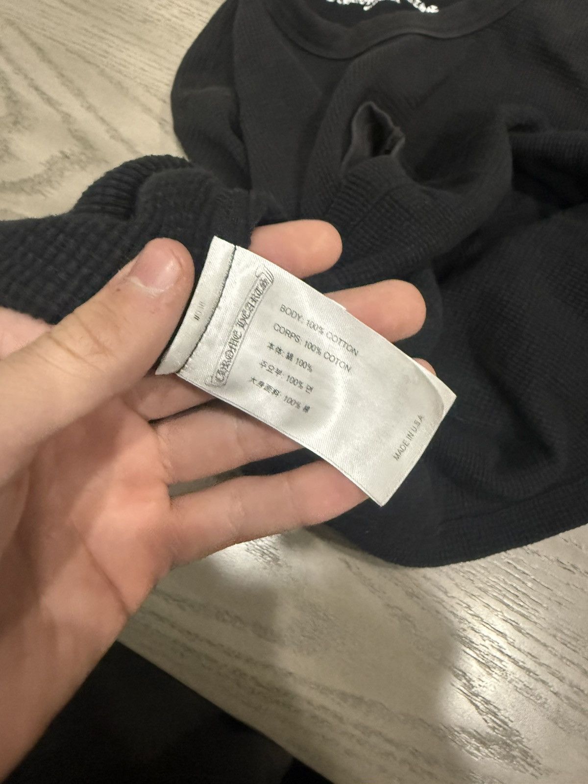 Chrome Hearts Chrome hearts pink thermal longsleeve Size US L / EU 52-54 / 3 - 8 Thumbnail