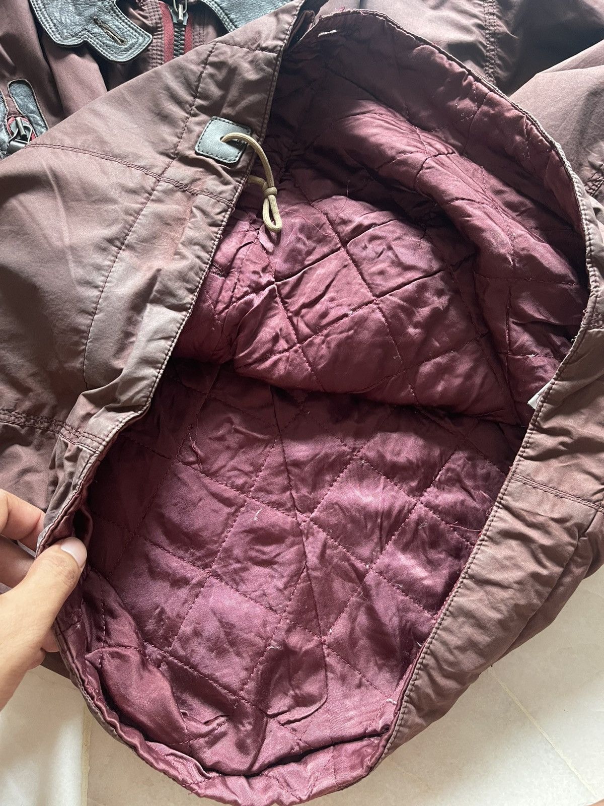 Nigel Cabourn 80s 90s Nigel Caboun Faded Flight Jacket 96 Size US L / EU 52-54 / 3 - 16 Thumbnail