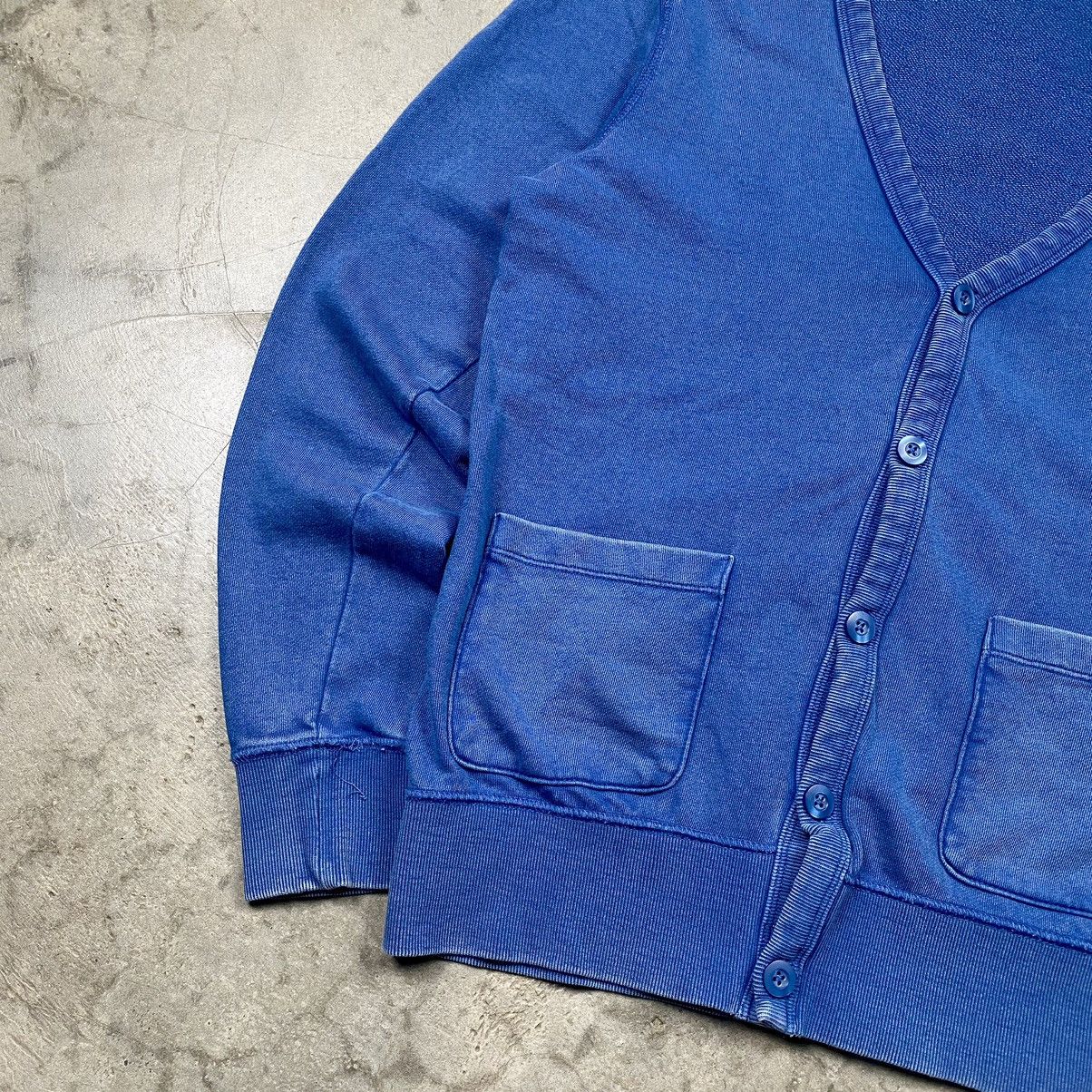 GU × Japanese Brand y2k GU Washed Indigo Blue Denim Jumper Cardigan Size US S / EU 44-46 / 1 - 2 Thumbnail