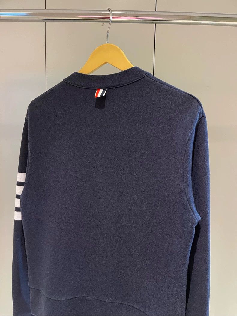 Thom Browne Thom browne Dark blue cardigan jacket 2504-Nextarrow Size US XS / EU 42 / 0 - 4 Thumbnail
