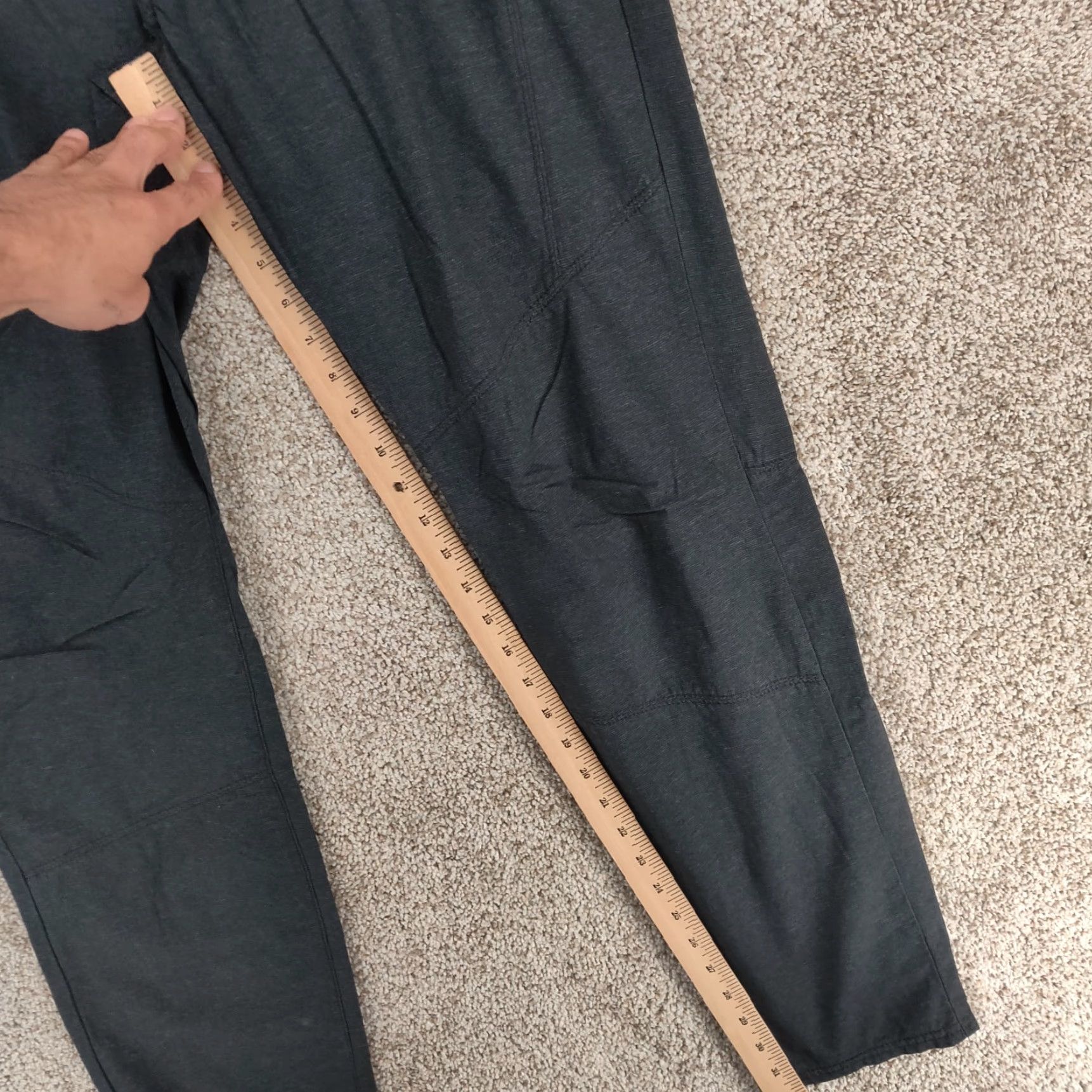 Vintage Kuhl Deceptr Pants Mens 36x32 Gray Chino Stretch Nylon Polyester Spandex Canvas 5-Pocket Regular Size US 36 / EU 52 - 4 Thumbnail