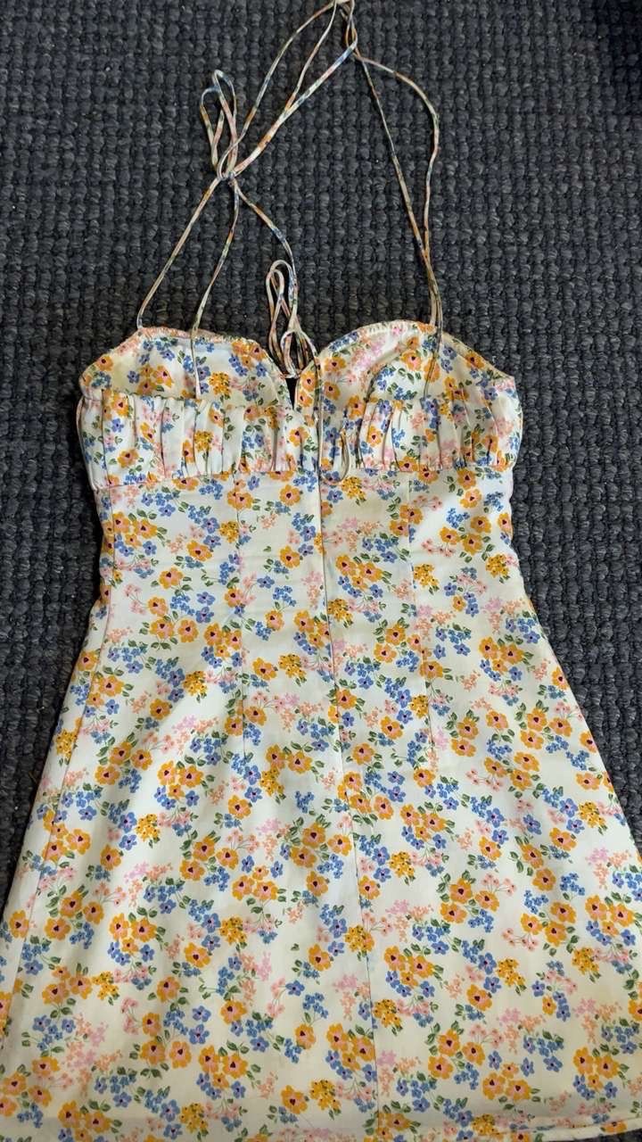 Other Gnda yellow floral dress Size XS / US 0-2 / IT 36-38 - 3 Thumbnail