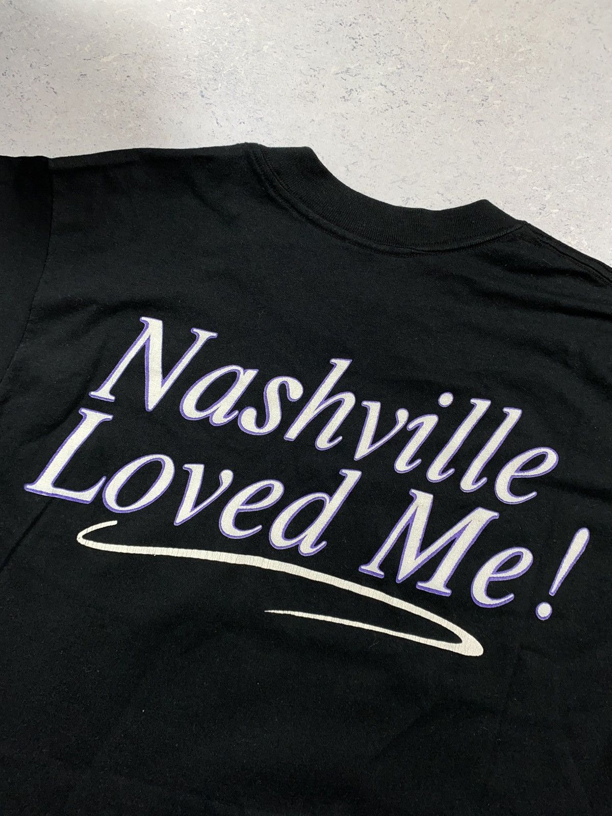Vintage Vintage black Belton I Love Nashville T-shirt single stitch Size US L / EU 52-54 / 3 - 6 Thumbnail