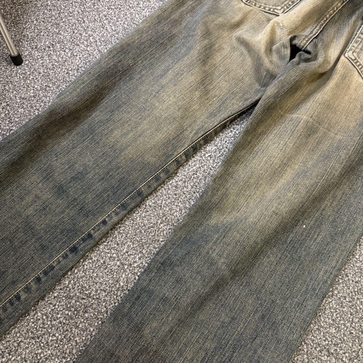 If Six Was Nine 🔥🇯🇵 Japanese Archival Edwin 503 Mud Rusty Denim Size US 30 / EU 46 - 7 Thumbnail