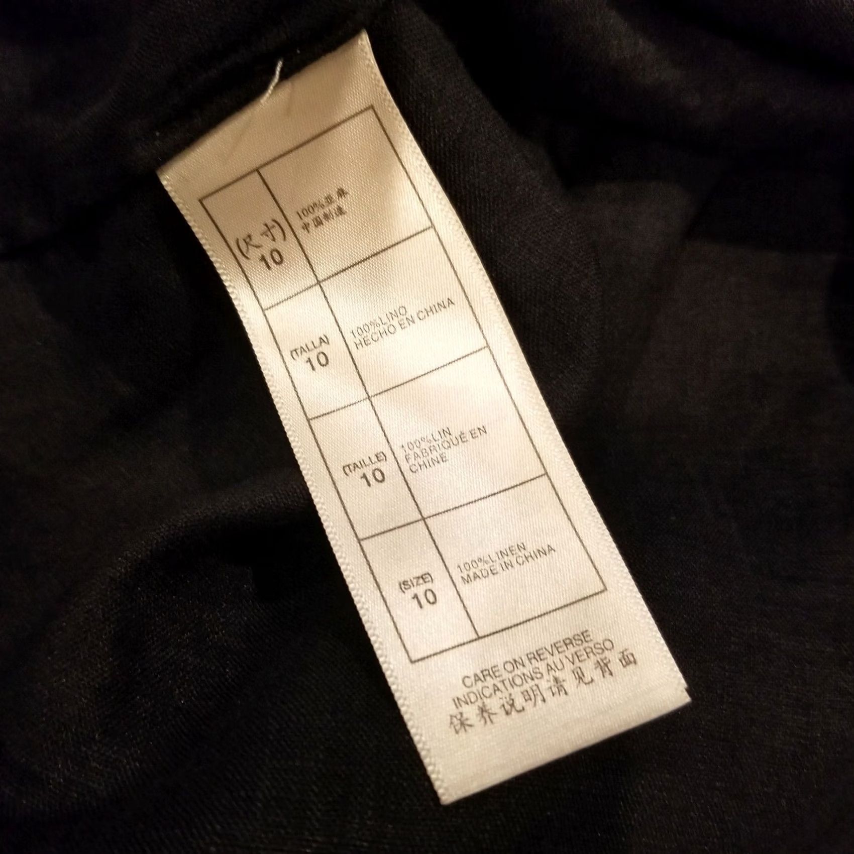 Vintage Max Studio Womens Sz 10 Sleeveless Cocktail Dress Belted Cross Back Linen Black Size L / US 10 / IT 46 - 4 Thumbnail