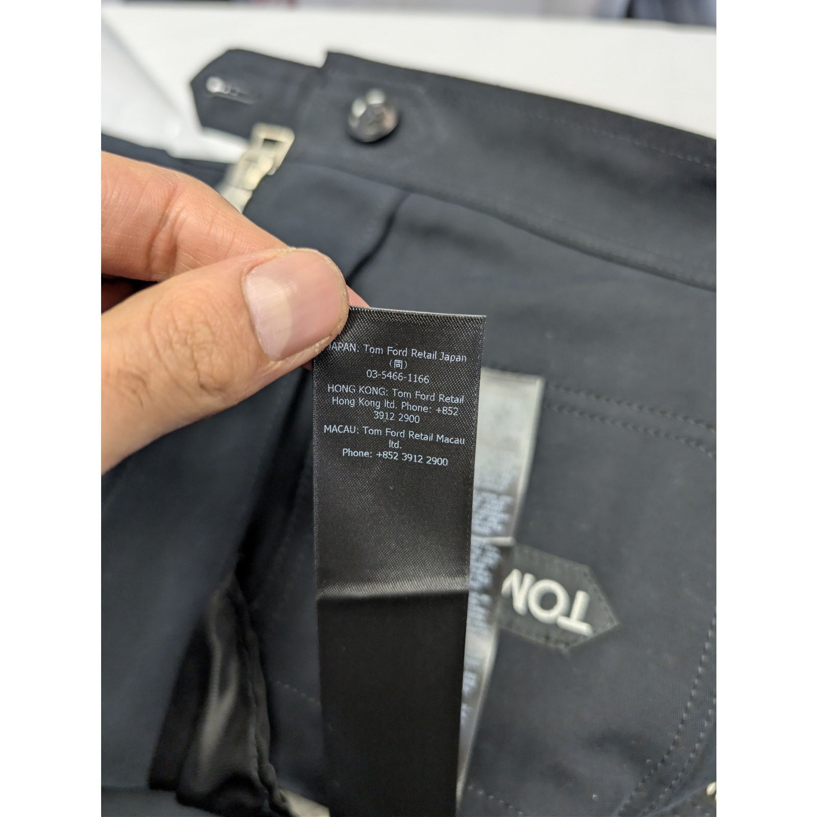Tom Ford o1rshd1 CC20 Cotton Twill Trucker Jacket in Black Size US M / EU 48-50 / 2 - 20 Thumbnail