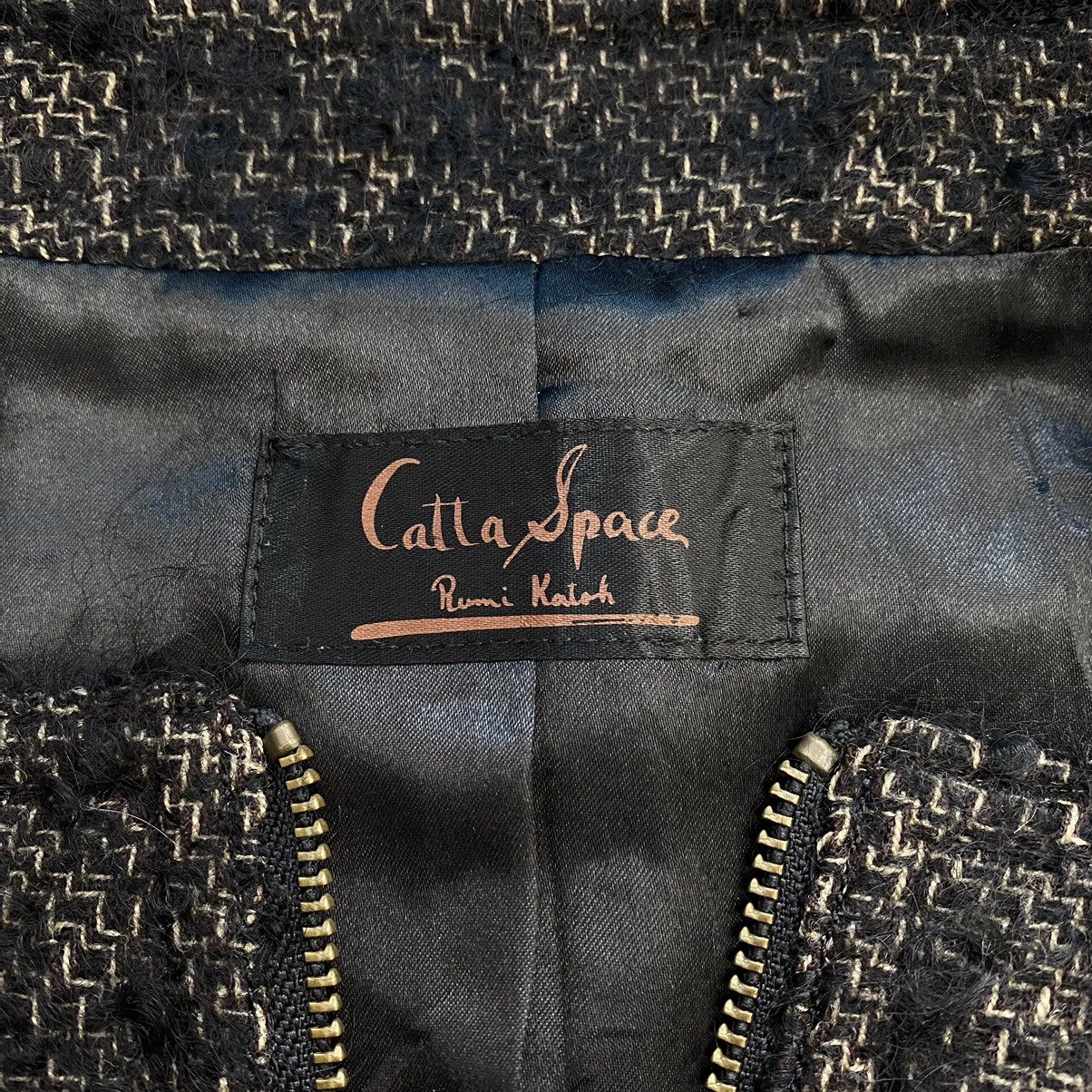 Other CATTA SPACE By Rumi Katoh Multi Pockets Wool Tweed Coat Size M / US 6-8 / IT 42-44 - 3 Thumbnail