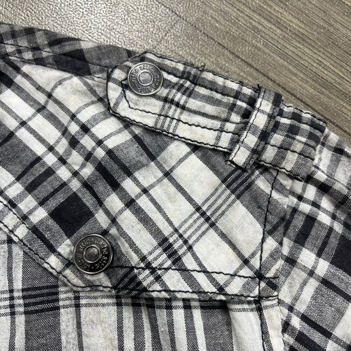 In The Attic 2000s In The Attic Plaid Grunge Gothic Punk Lgb Style Shirt Size US L / EU 52-54 / 3 - 7 Thumbnail