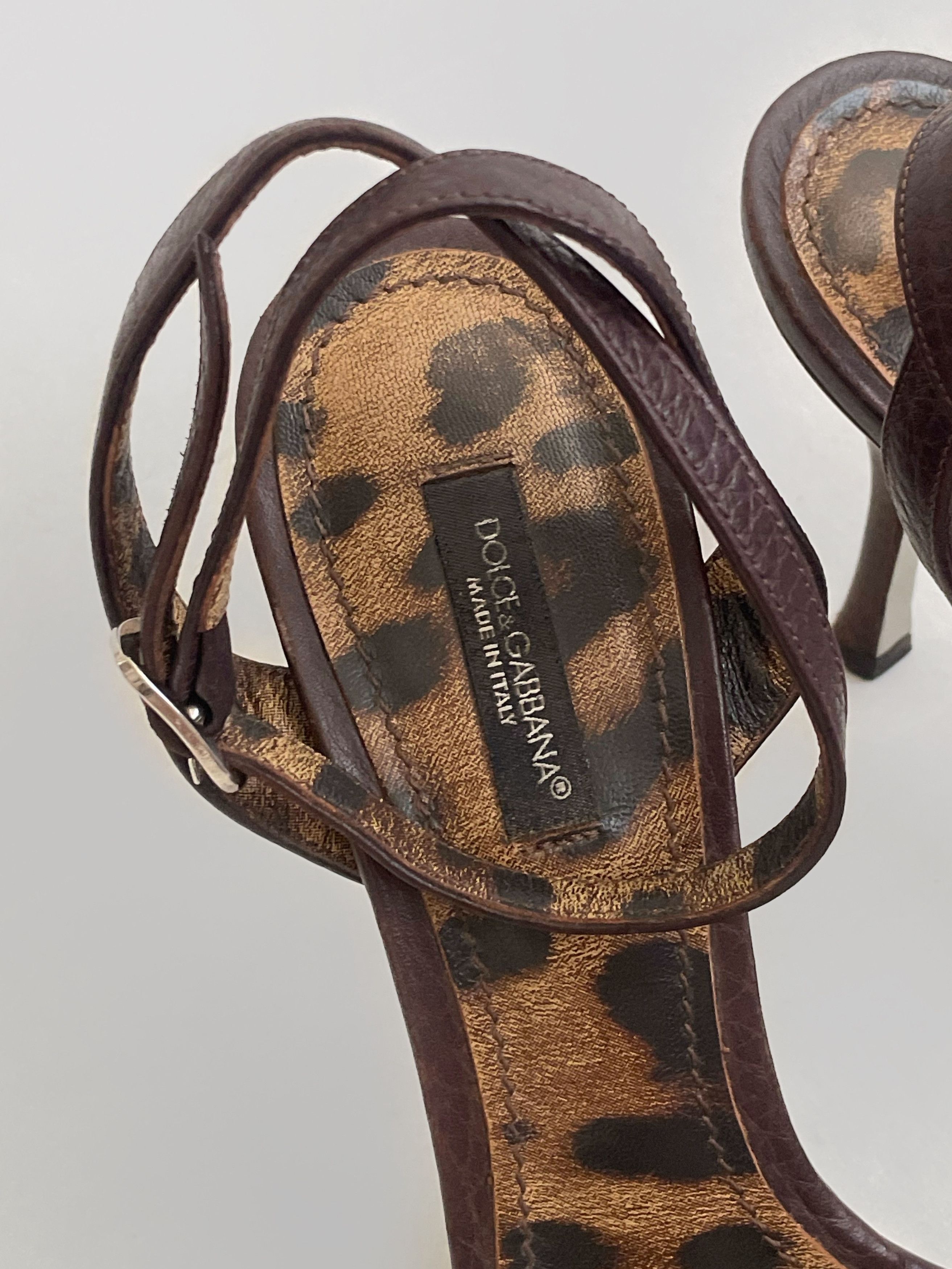 Dolce & Gabbana Archive Dolce Gabbana leopard leather/fur mules/heels 2000s Size US 8 / IT 38 - 9 Thumbnail