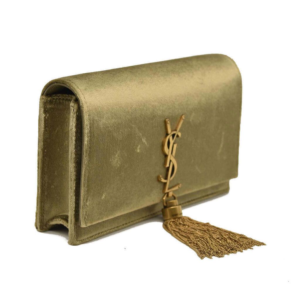 Yves Saint Laurent SAINT LAURENT Velvet Medium Monogram Kate Tassel Bag Size ONE SIZE - 2 Thumbnail
