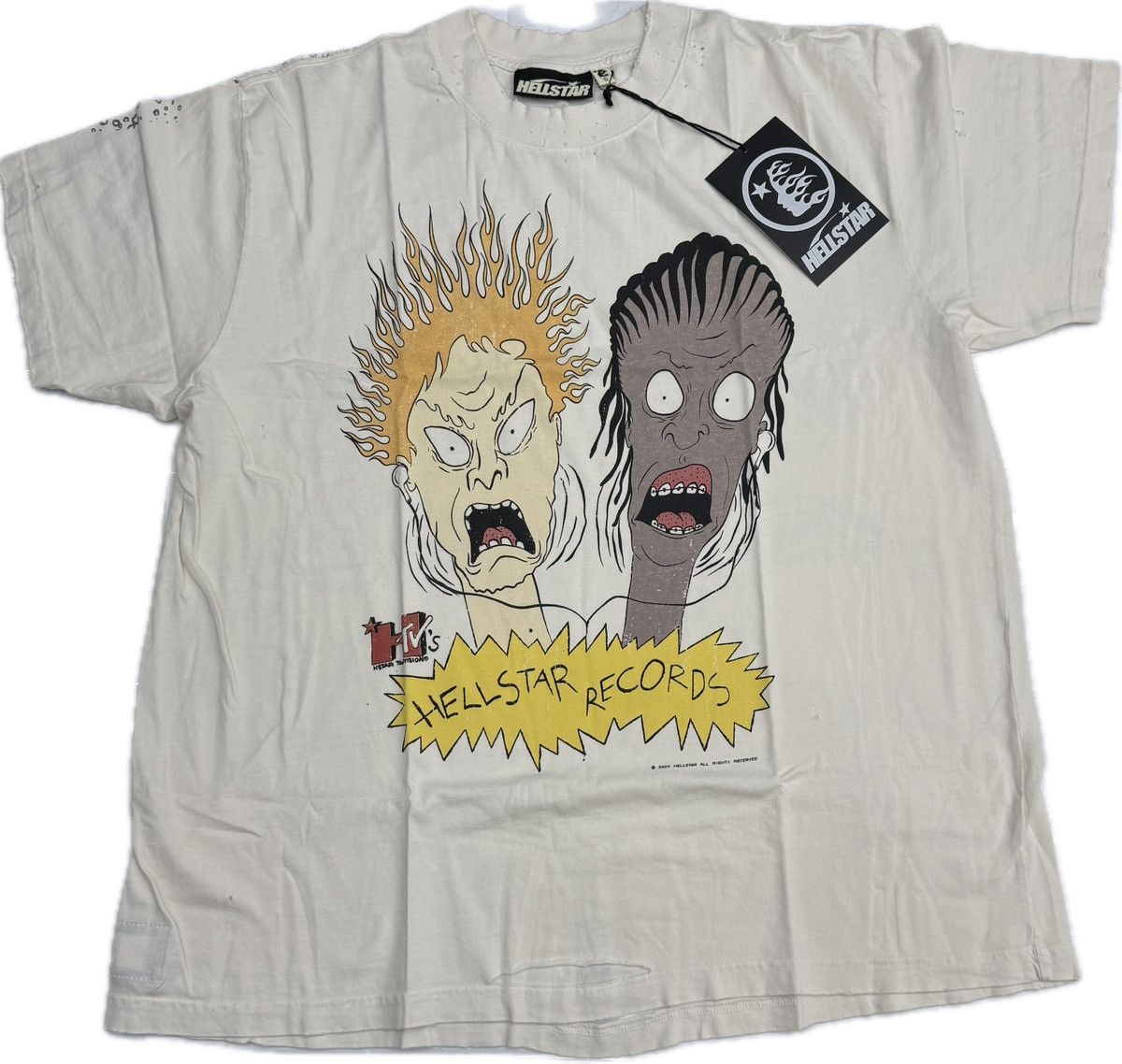 HELLSTAR Hellstar Beevus & Butthead T-shirt Size US L / EU 52-54 / 3 - 1 Thumbnail